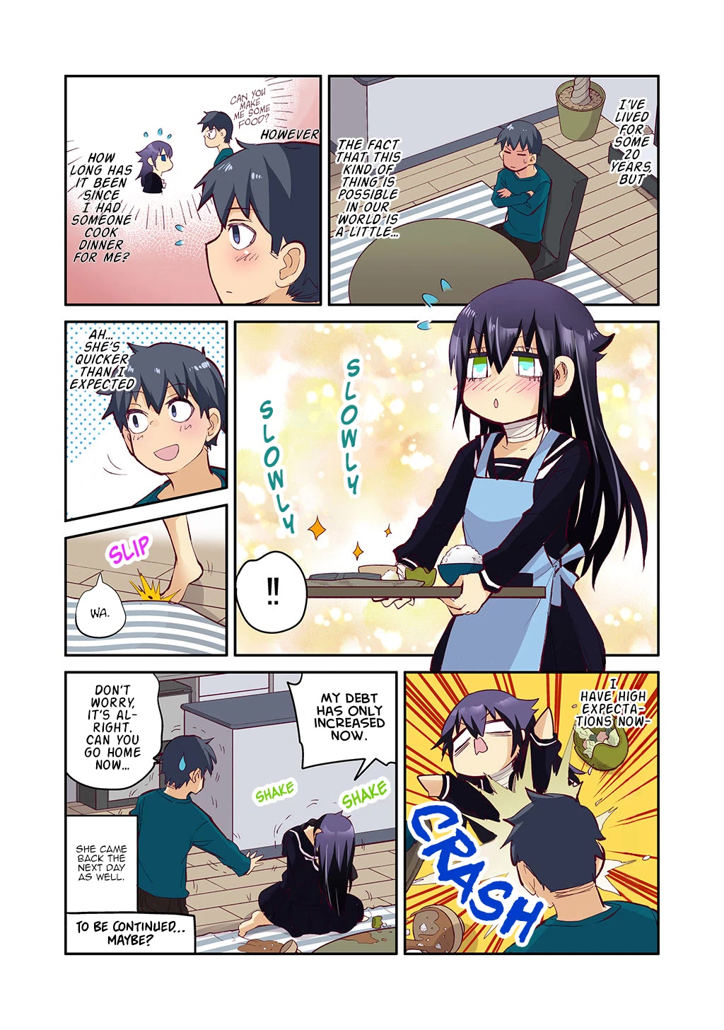 The crow I saved that one time, is just too clumsy for me Chapter 1 page 4 - Chapter 1