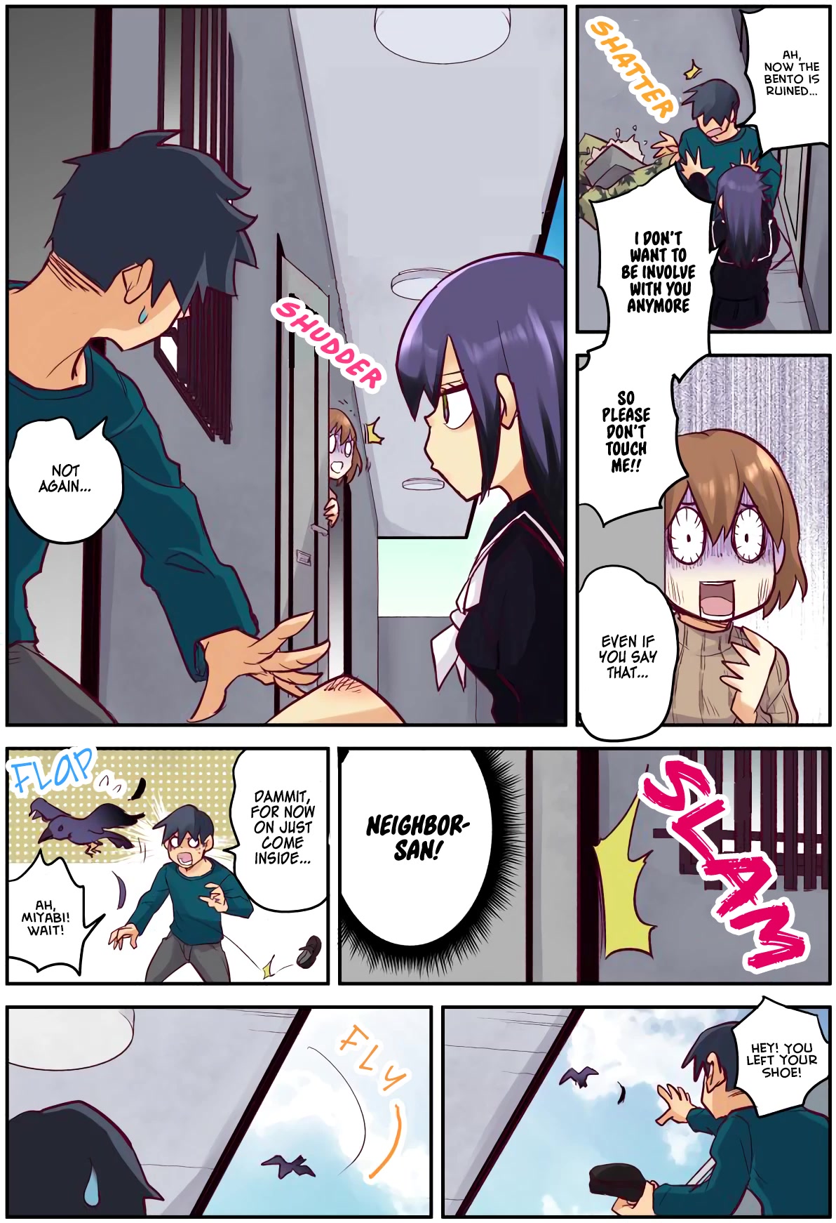 The crow I saved that one time, is just too clumsy for me Chapter 11 page 3 - Chapter 11