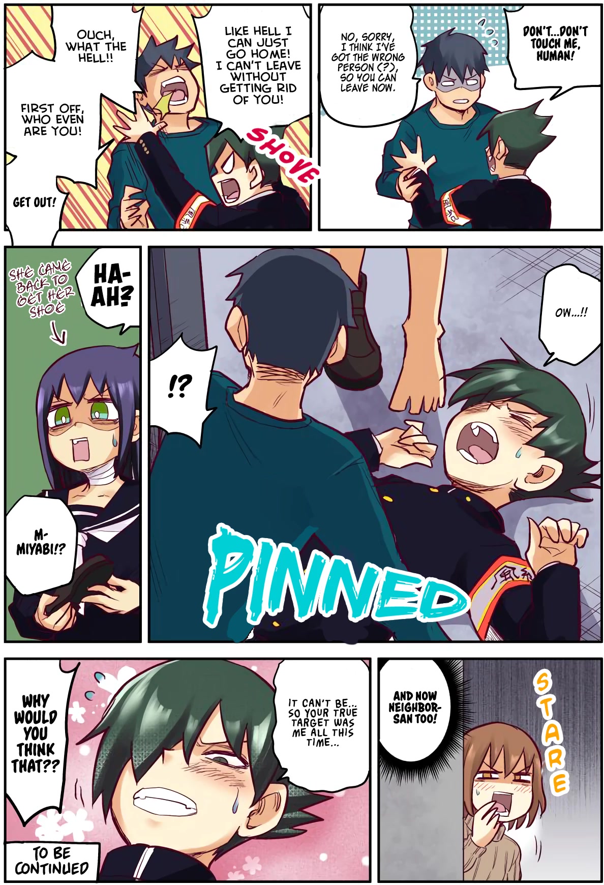 The crow I saved that one time, is just too clumsy for me Chapter 11 page 5 - Chapter 11