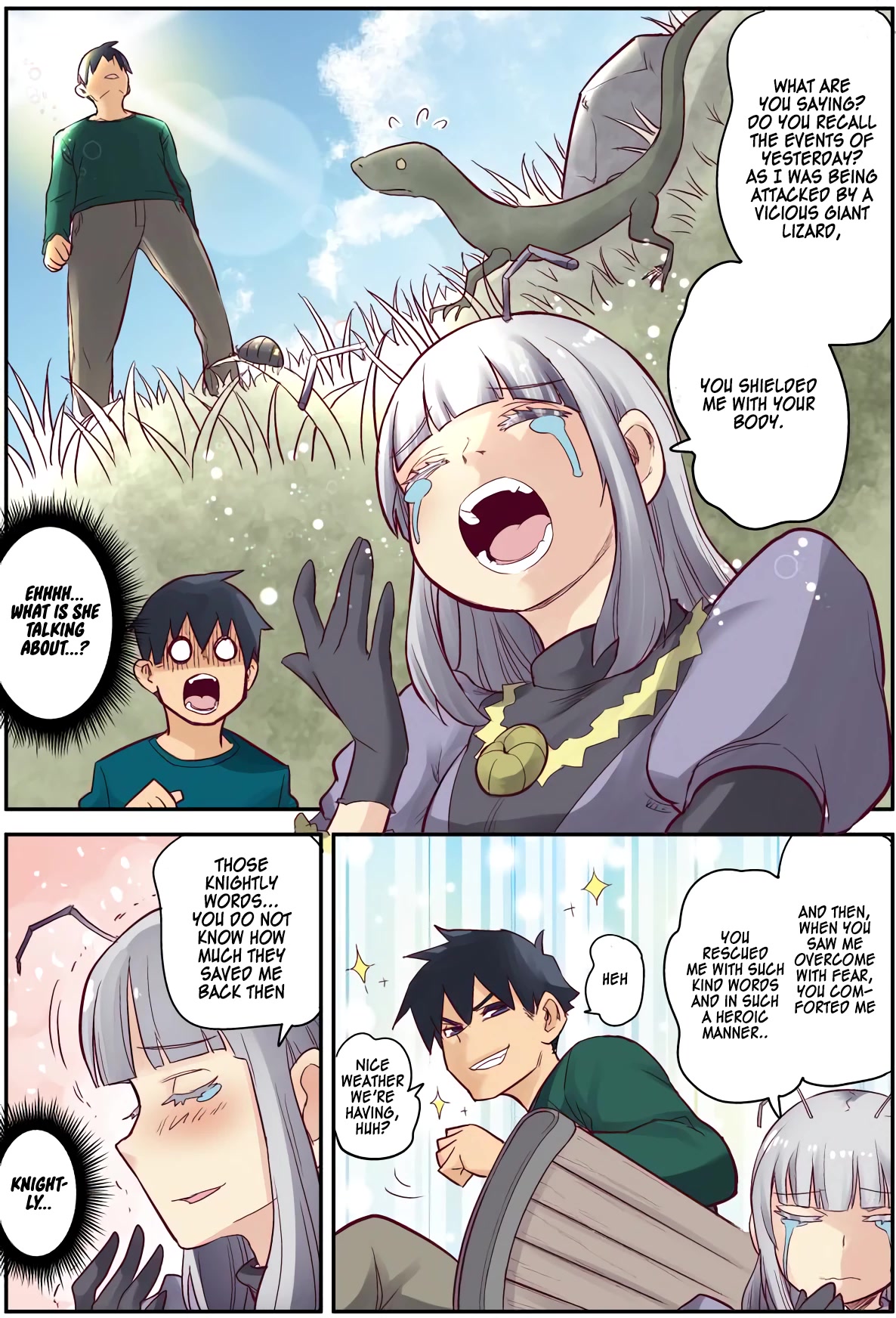 The crow I saved that one time, is just too clumsy for me Chapter 14 page 3 - Chapter 14