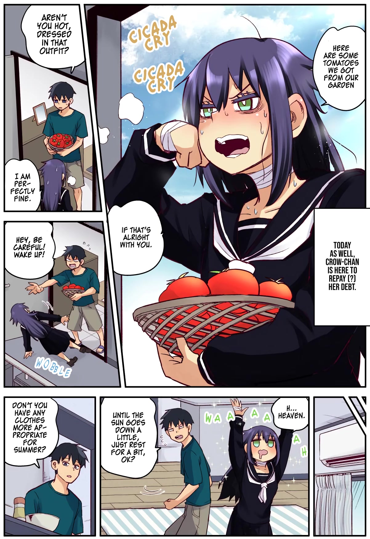 The crow I saved that one time, is just too clumsy for me Chapter 15 page 2 - Chapter 15
