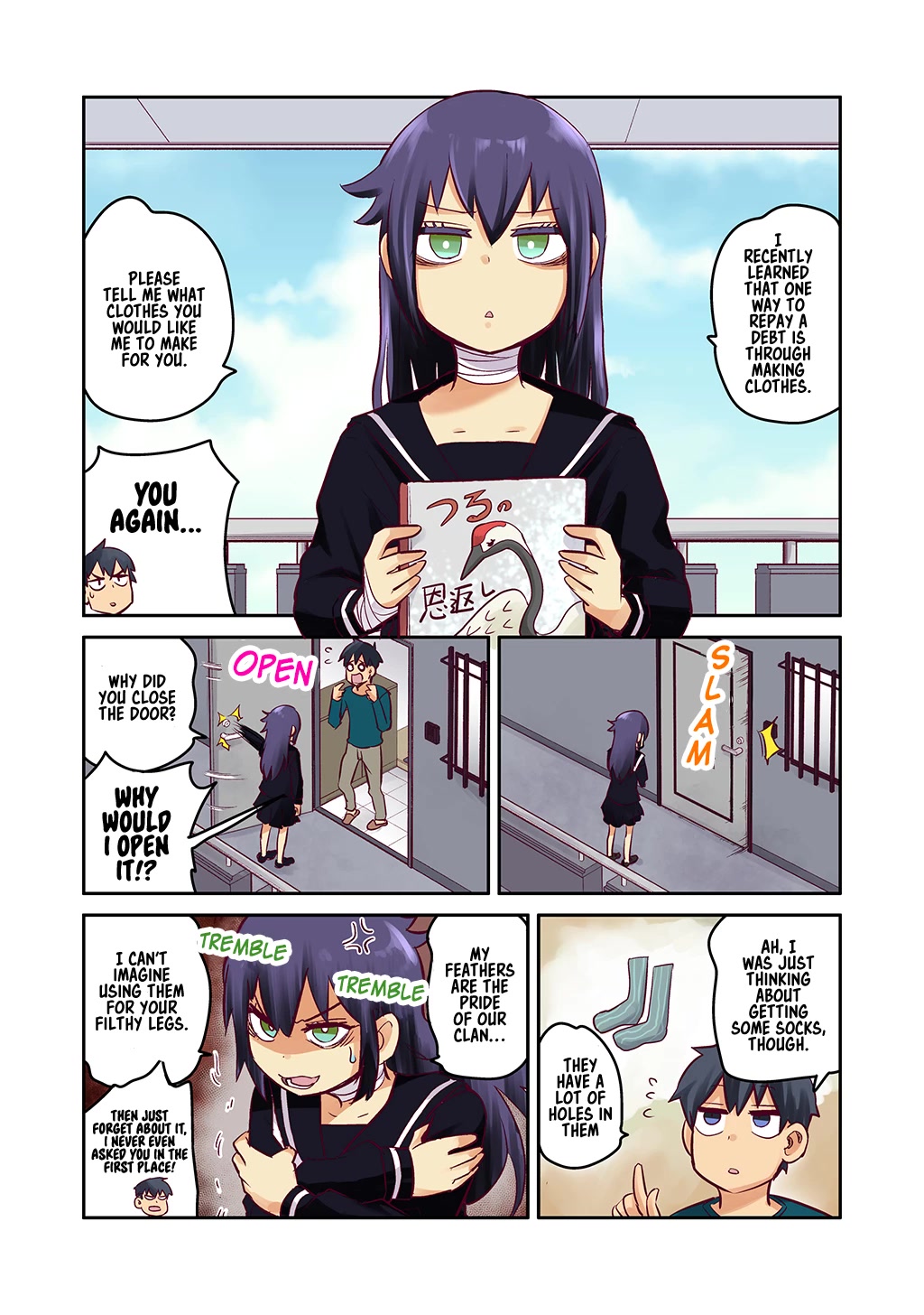 The crow I saved that one time, is just too clumsy for me Chapter 2 page 2 - Chapter 2