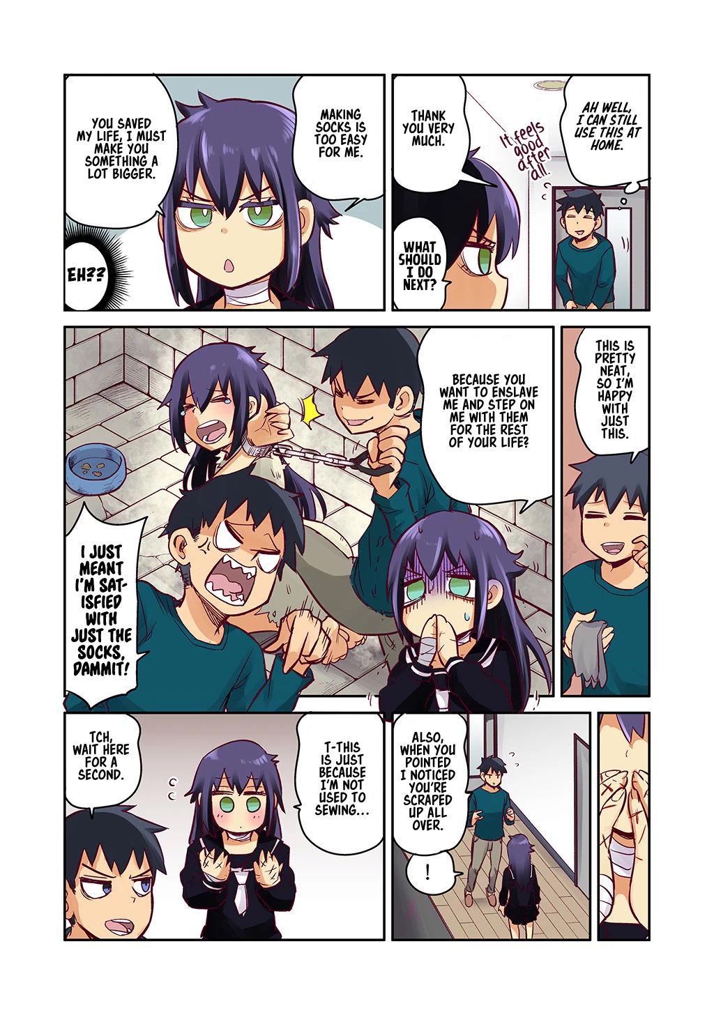 The crow I saved that one time, is just too clumsy for me Chapter 2 page 4 - Chapter 2