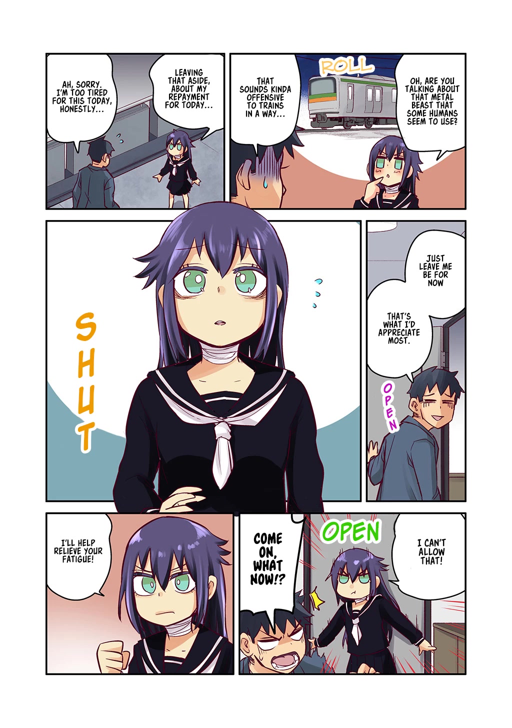 The crow I saved that one time, is just too clumsy for me Chapter 3 page 3 - Chapter 3