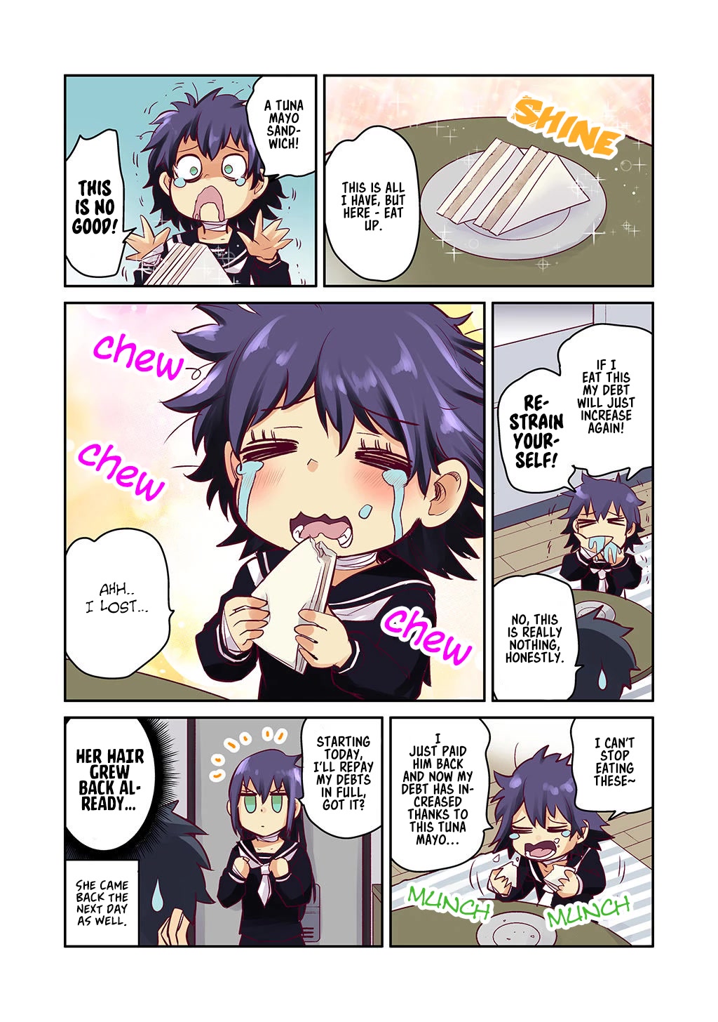 The crow I saved that one time, is just too clumsy for me Chapter 3 page 5 - Chapter 3