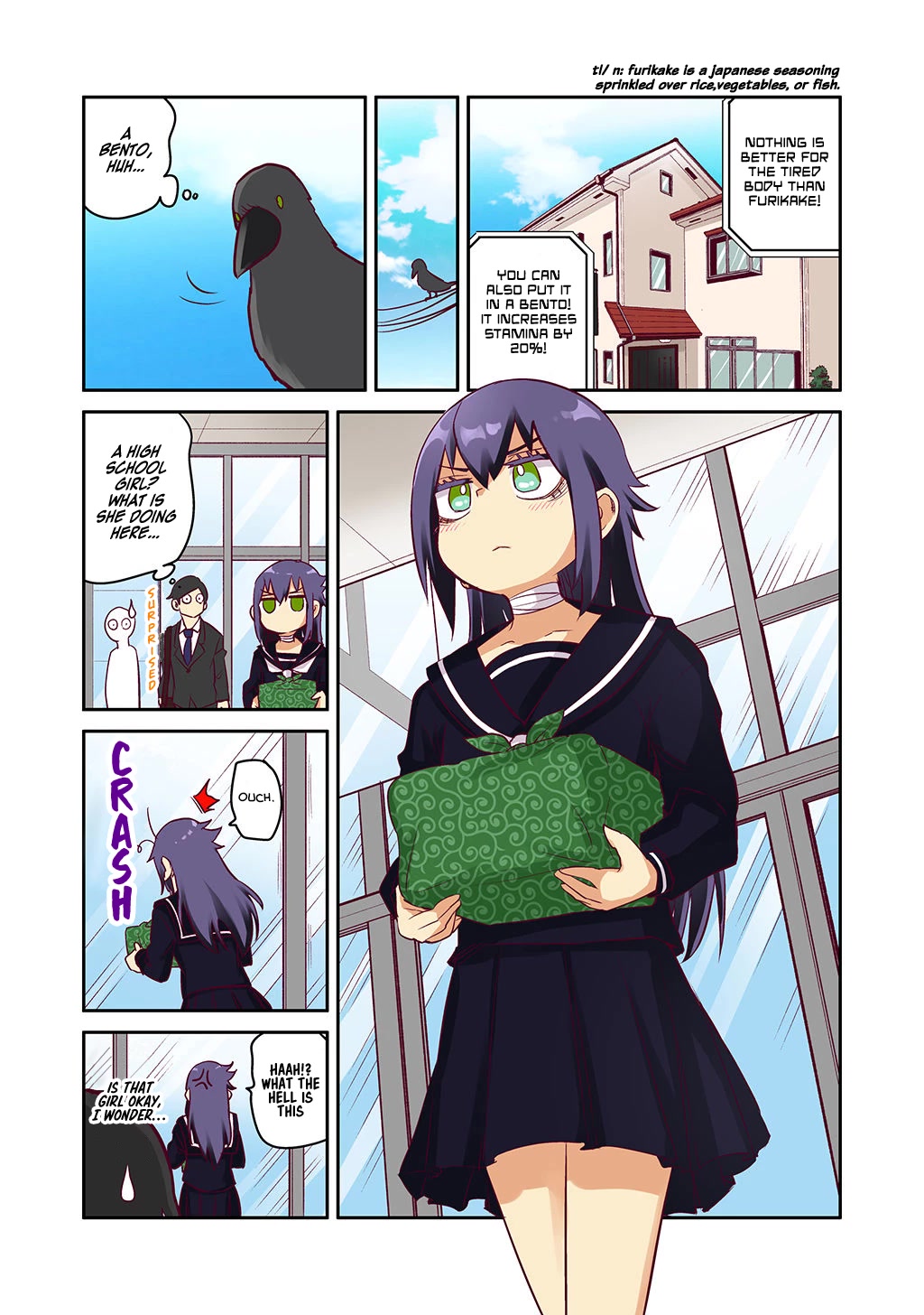 The crow I saved that one time, is just too clumsy for me Chapter 6 page 2 - Chapter 6