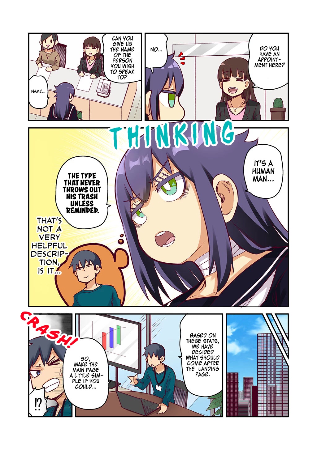 The crow I saved that one time, is just too clumsy for me Chapter 6 page 3 - Chapter 6