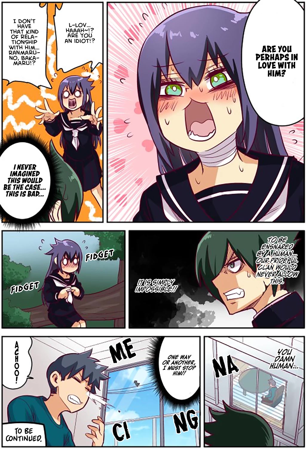 The crow I saved that one time, is just too clumsy for me Chapter 9 page 5 - Chapter 9