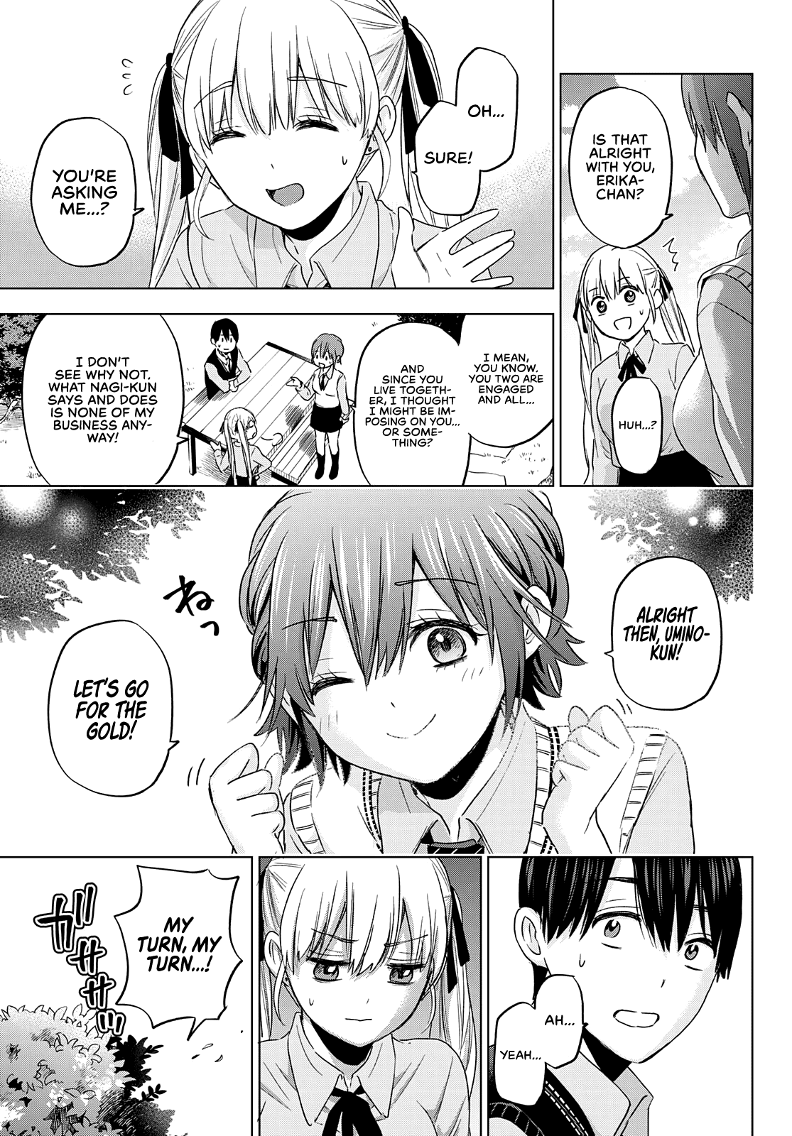 The Cuckoo's Fiancee Chapter 100 page 13 - Chapter 100: I Was Hoping to Be Your Partner, Nagi-kun!