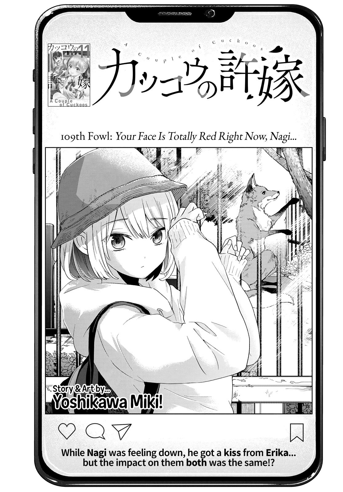 The Cuckoo's Fiancee Chapter 109 page 2 - Chapter 109: Your Face Is Totally Red Right Now, Nagi...