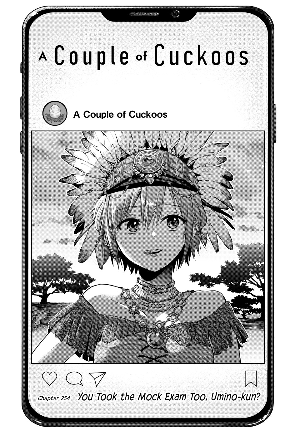 The Cuckoo's Fiancee Chapter 254 page 1 - Chapter 254: You Took the Mock Exam Too, Umino-kun?