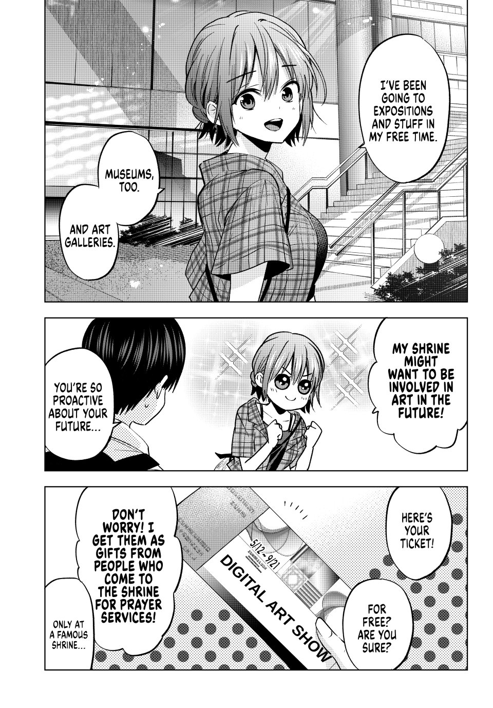 The Cuckoo's Fiancee Chapter 254 page 13 - Chapter 254: You Took the Mock Exam Too, Umino-kun?