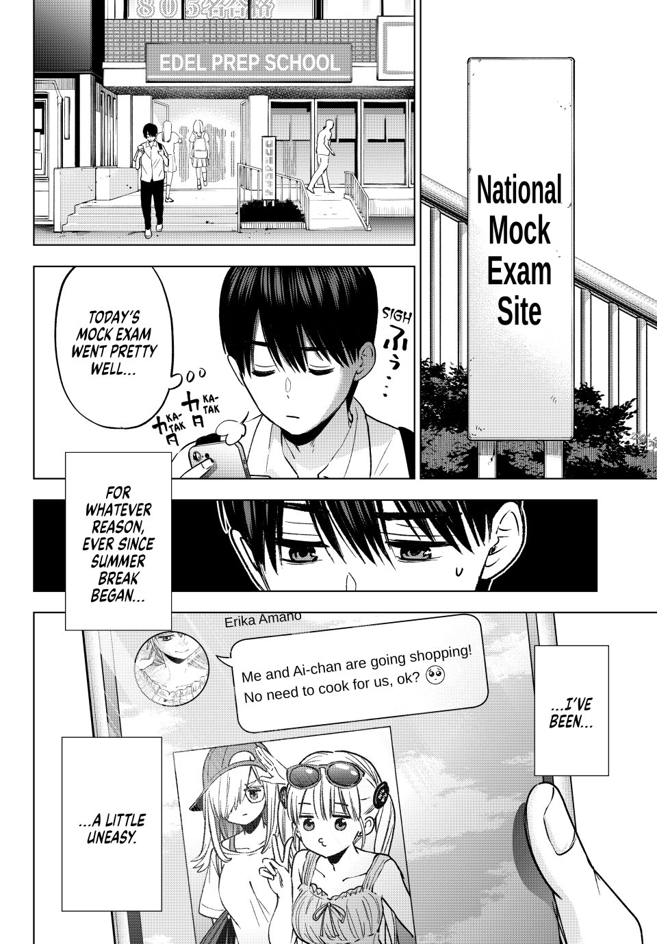 The Cuckoo's Fiancee Chapter 254 page 2 - Chapter 254: You Took the Mock Exam Too, Umino-kun?