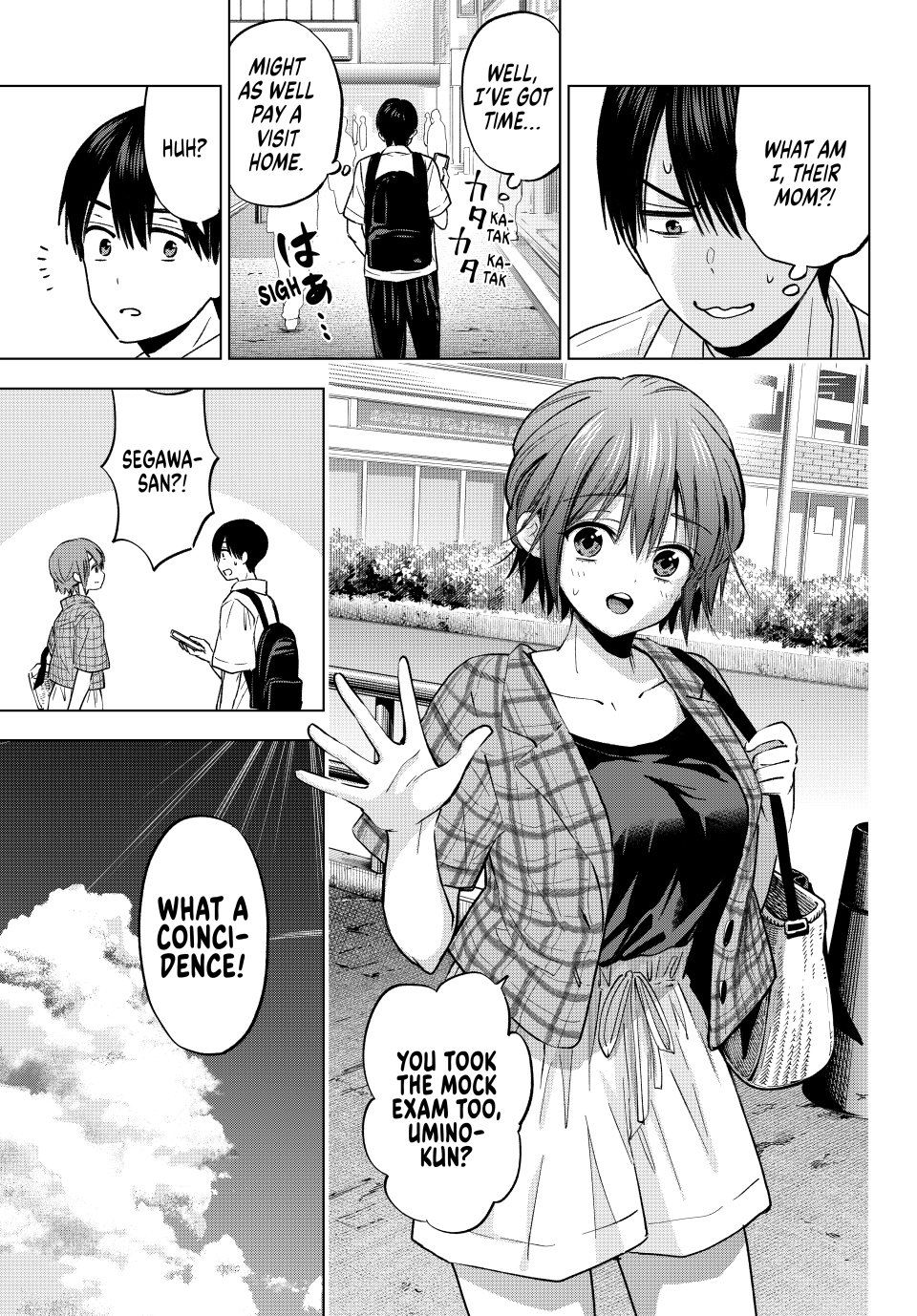 The Cuckoo's Fiancee Chapter 254 page 3 - Chapter 254: You Took the Mock Exam Too, Umino-kun?