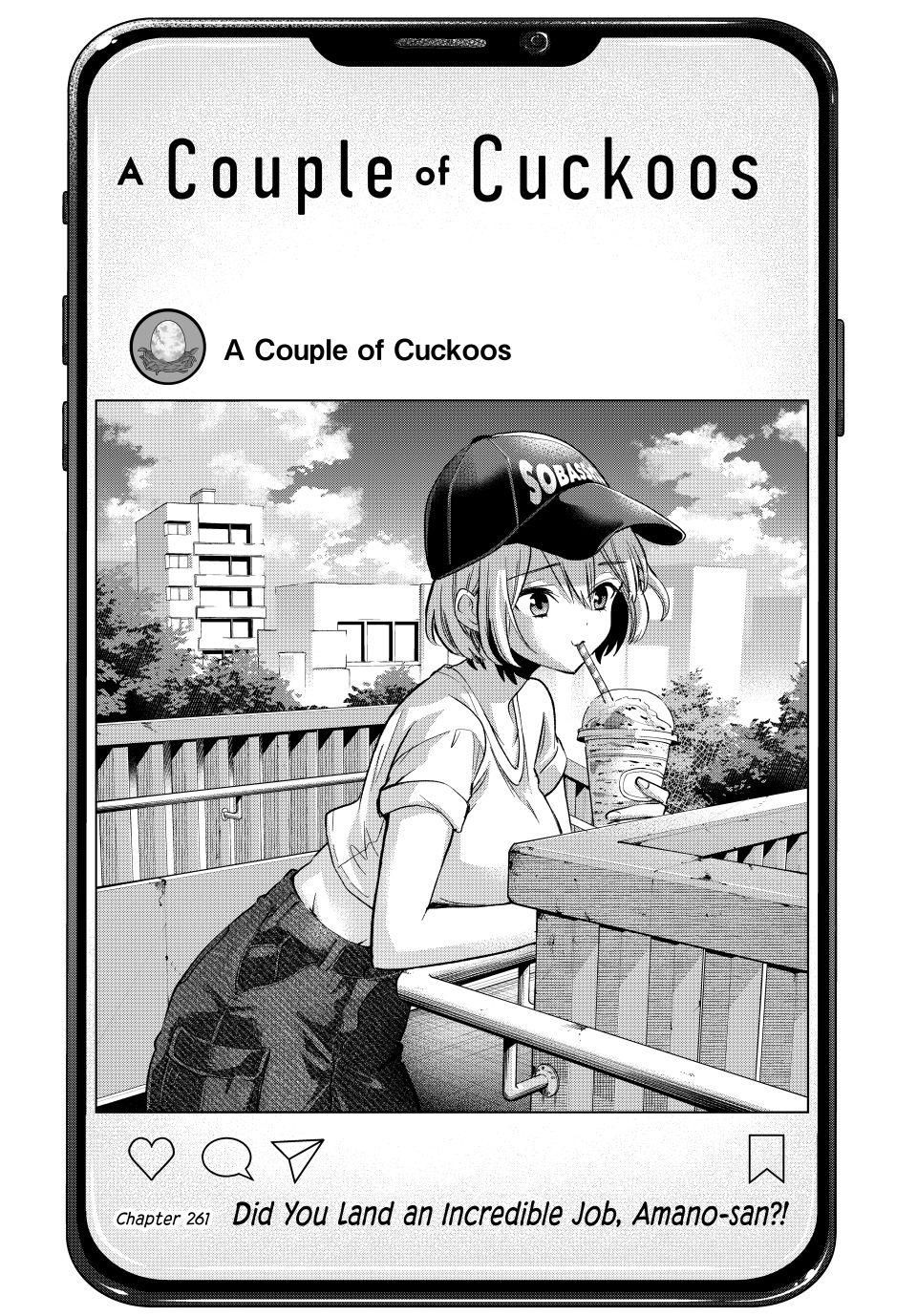 The Cuckoo's Fiancee Chapter 261 page 1 - Chapter 261: Did You Land an Incredible Job, Amano-san?!