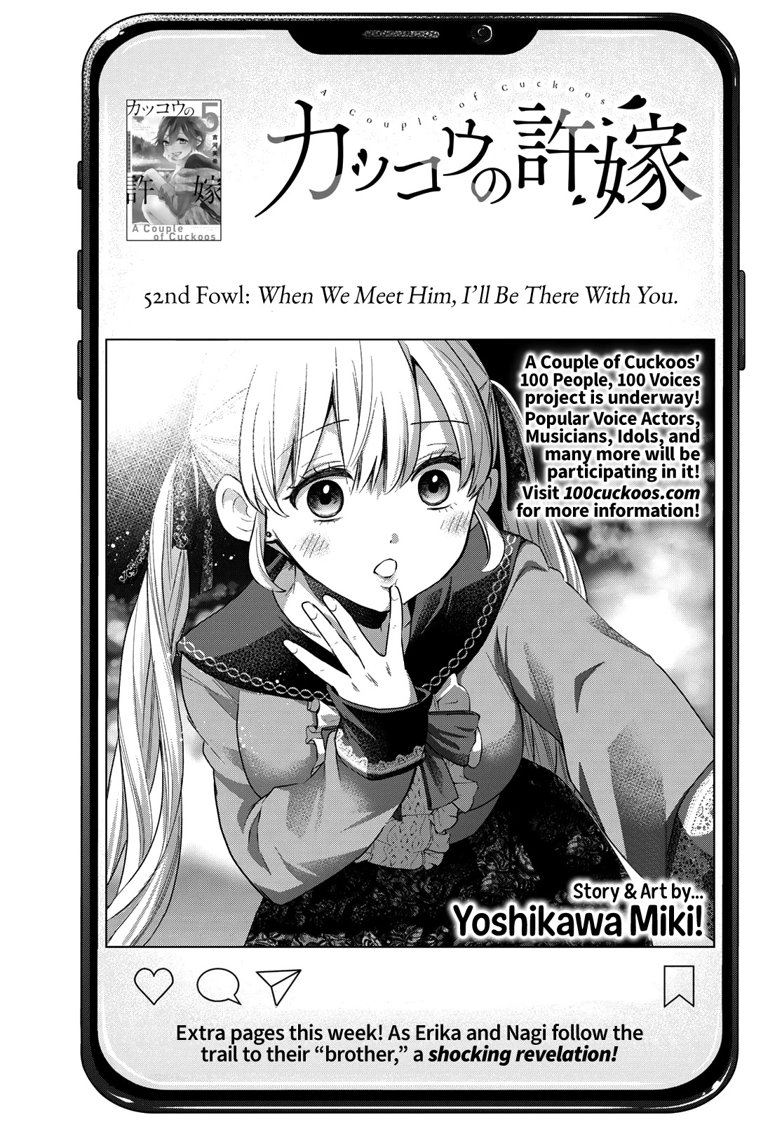 The Cuckoo's Fiancee Chapter 52 page 2 - Chapter 52: When We Meet Him, I’ll Be There With You.