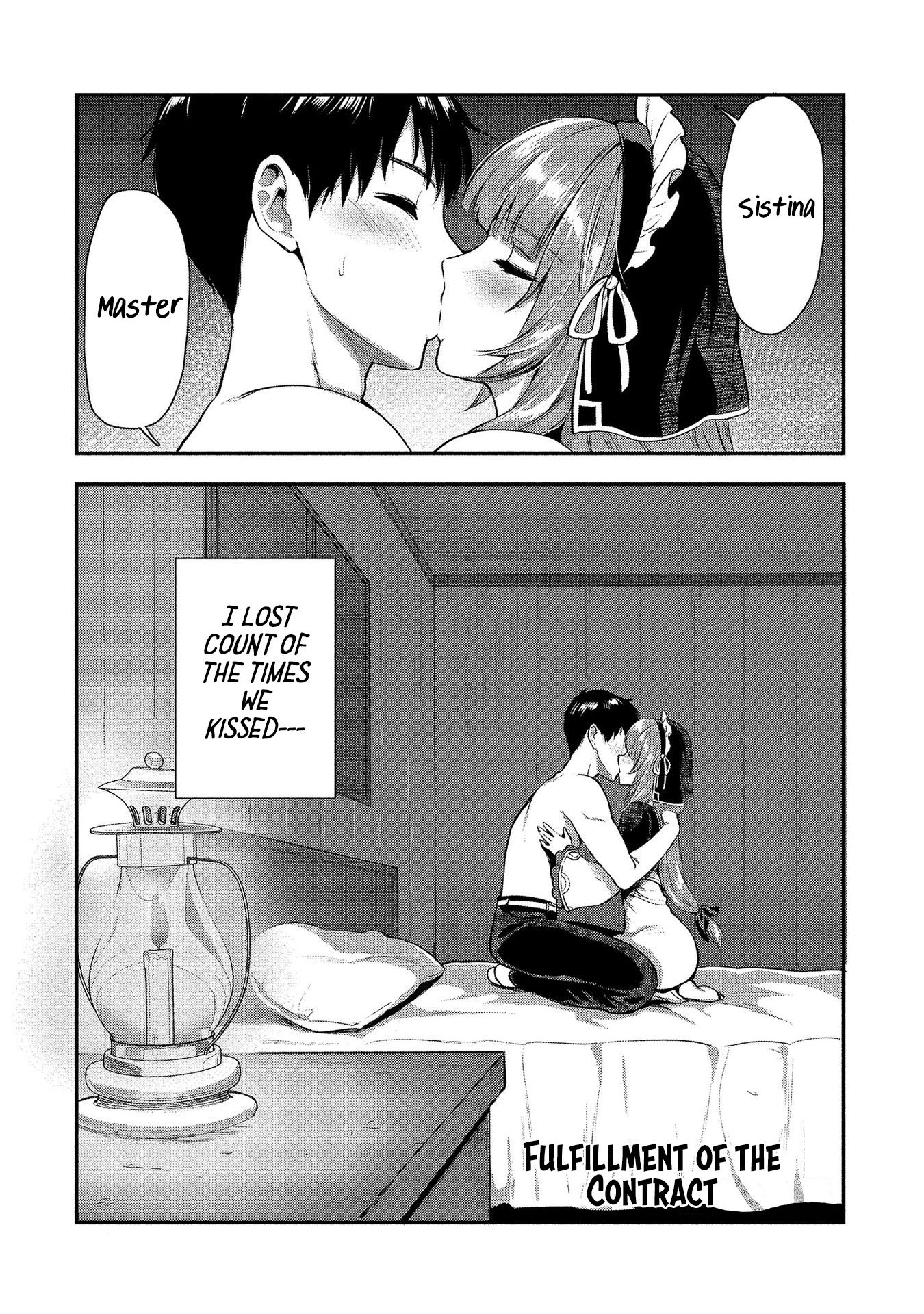 The Cursed Sword Master’s Harem Life: By the Sword, For the Sword, Cursed Sword Master Chapter 10.5 page 2 - Chapter 10.5: Fulfillment of the Contract