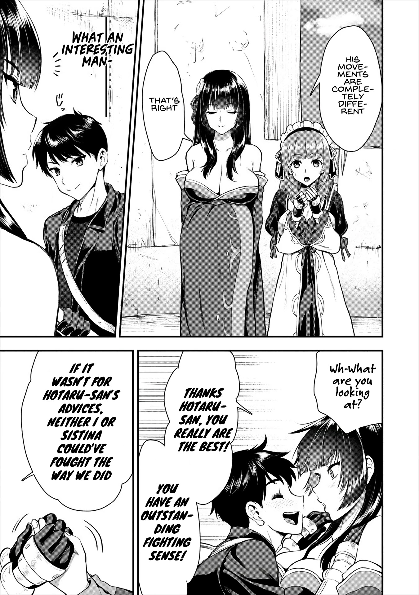 The Cursed Sword Master’s Harem Life: By the Sword, For the Sword, Cursed Sword Master Chapter 10 page 4 - Chapter 10: After the Monster’s Hunting