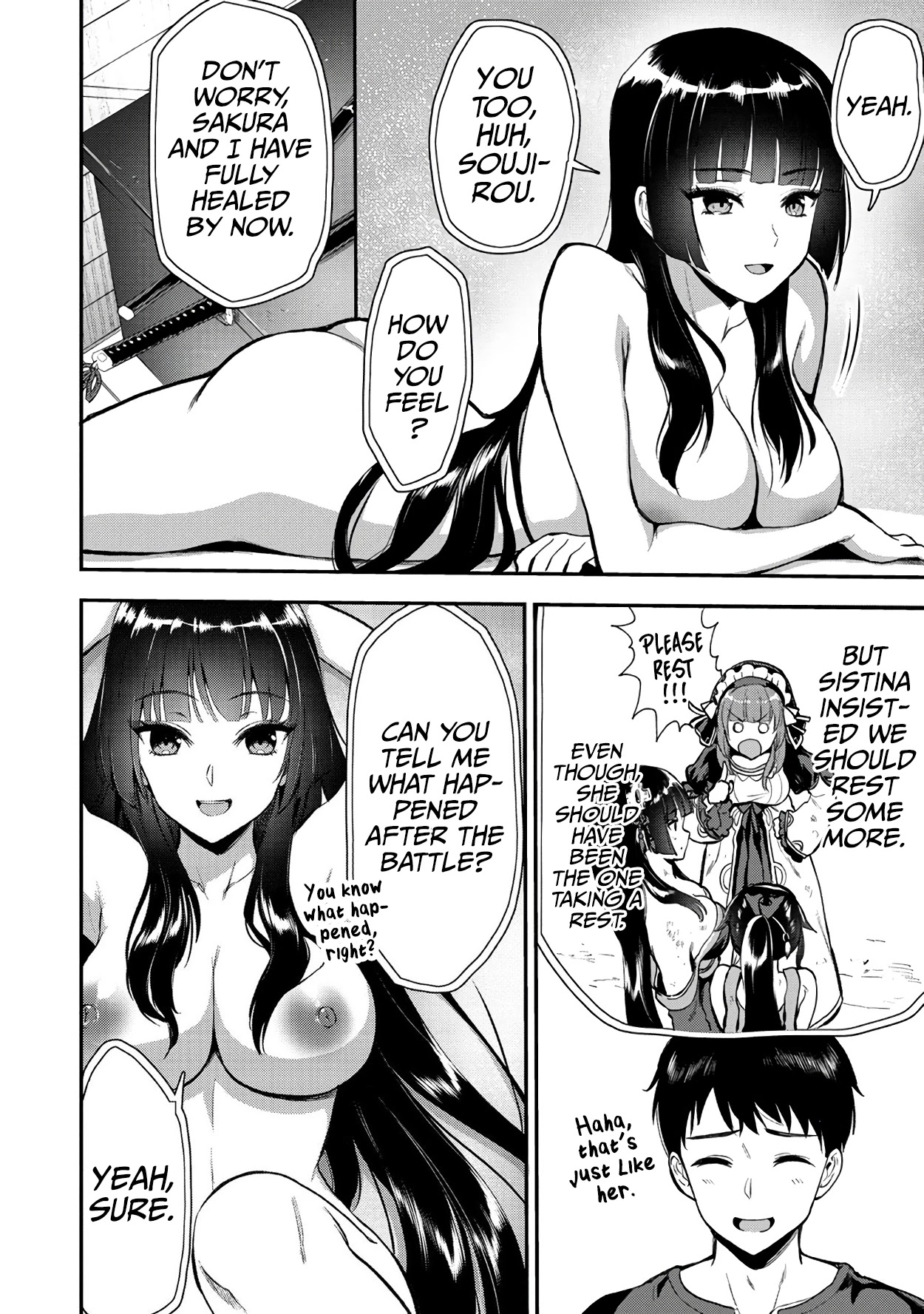 The Cursed Sword Master’s Harem Life: By the Sword, For the Sword, Cursed Sword Master Chapter 19 page 12 - Chapter 19: Sakura