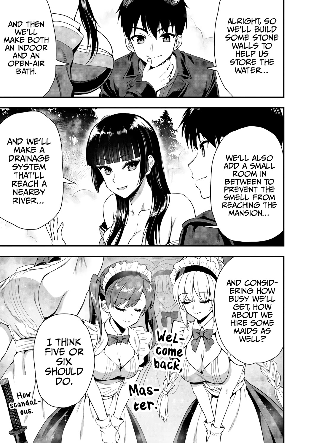 The Cursed Sword Master’s Harem Life: By the Sword, For the Sword, Cursed Sword Master Chapter 23.1 page 8 - Chapter 23.1: Time of Rest (1)