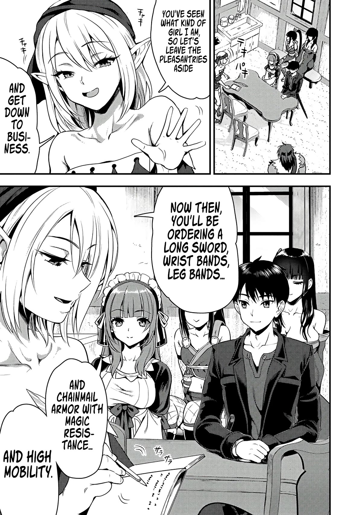 The Cursed Sword Master’s Harem Life: By the Sword, For the Sword, Cursed Sword Master Chapter 24.2 page 6 - Chapter 24.2: The Married Elf and Dwarf Artisans (2)