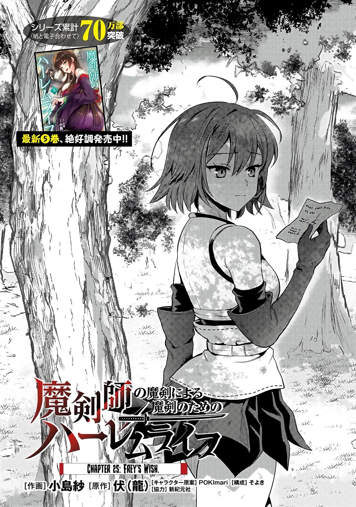 The Cursed Sword Master’s Harem Life: By the Sword, For the Sword, Cursed Sword Master Chapter 25.1 page 2 - Chapter 25.1: Frey’s Wish (1)