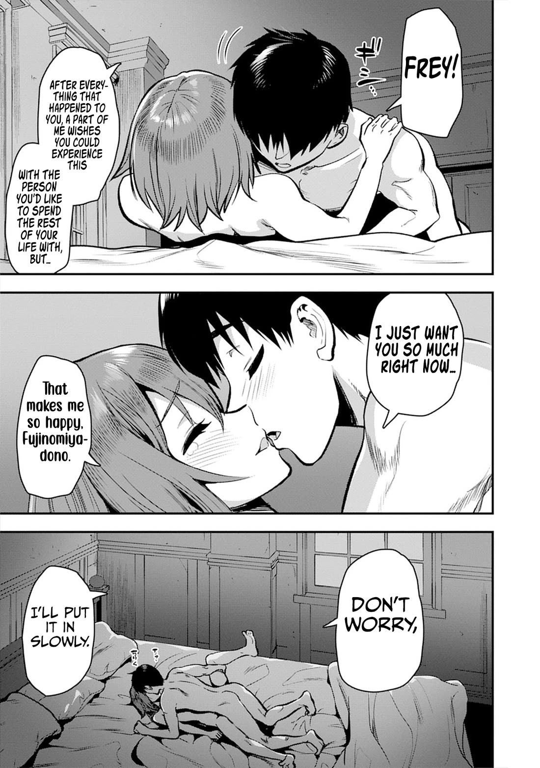 The Cursed Sword Master’s Harem Life: By the Sword, For the Sword, Cursed Sword Master Chapter 27.5 page 6 - Chapter 27.5: Bonus Chapter: Nice and Slowly