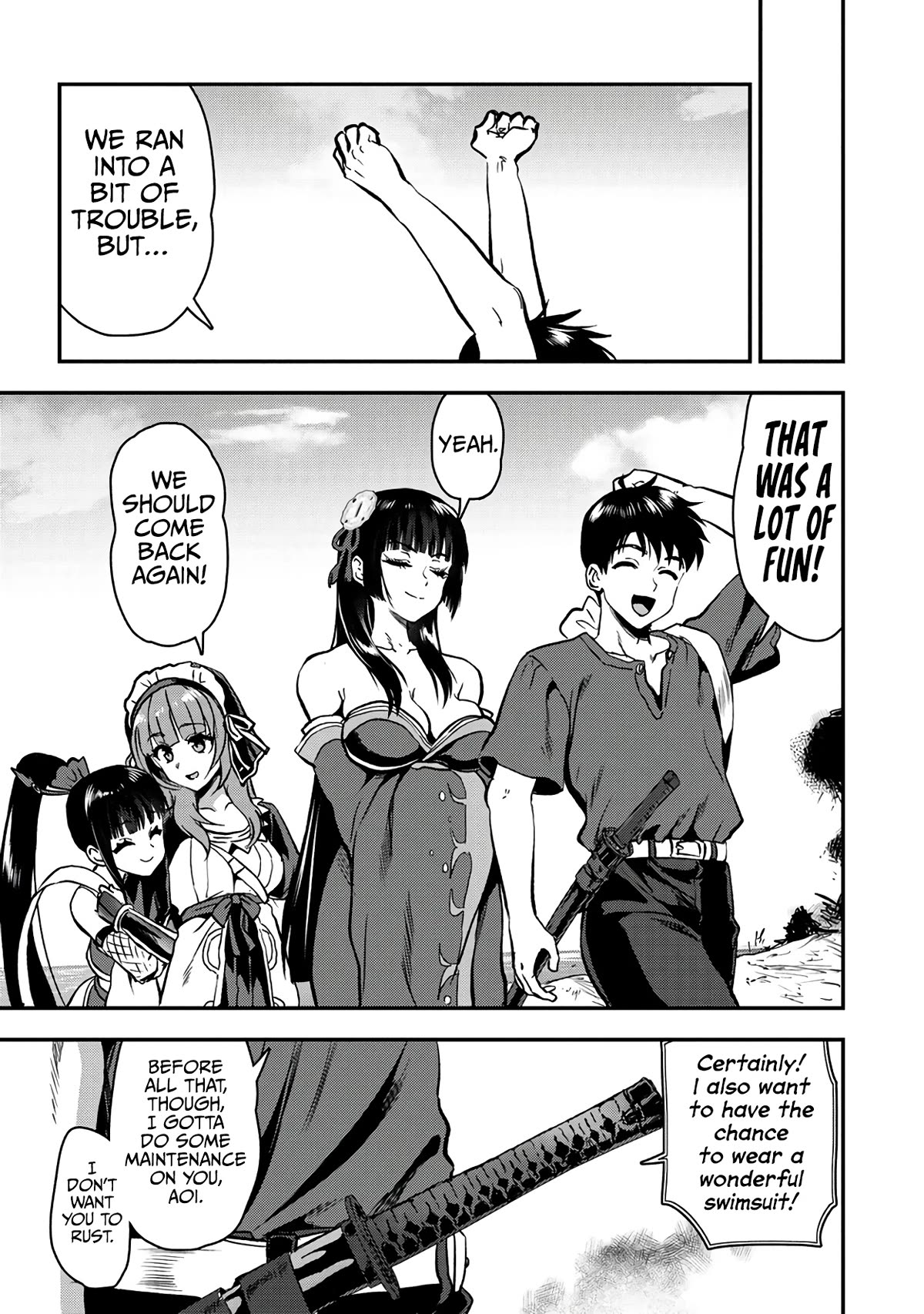 The Cursed Sword Master’s Harem Life: By the Sword, For the Sword, Cursed Sword Master Chapter 27 page 25 - Chapter 27: A Fight to the Death at the Beach!