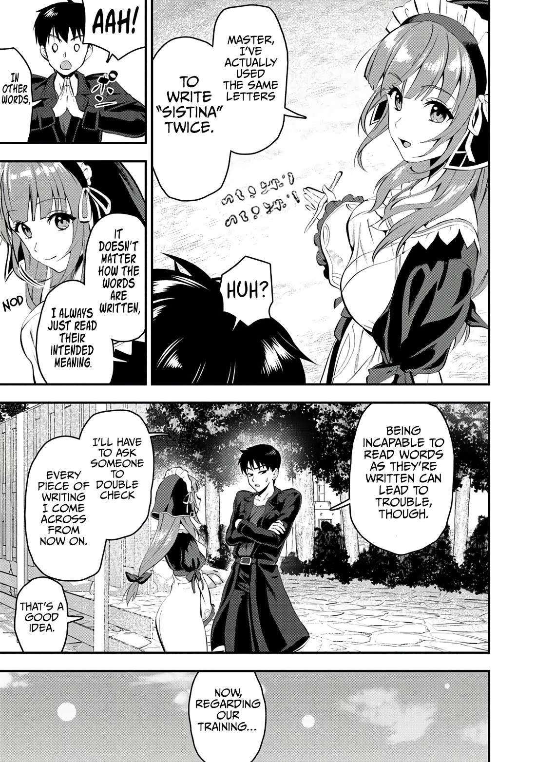 The Cursed Sword Master’s Harem Life: By the Sword, For the Sword, Cursed Sword Master Chapter 28 page 28 - Chapter 28: Training Begins!
