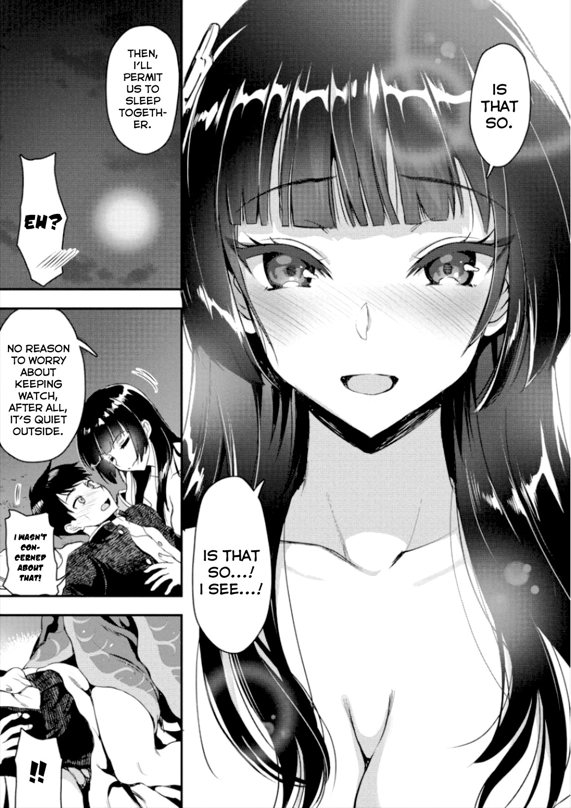 The Cursed Sword Master’s Harem Life: By the Sword, For the Sword, Cursed Sword Master Chapter 4 page 12 - Chapter 4: The Three’s Night.