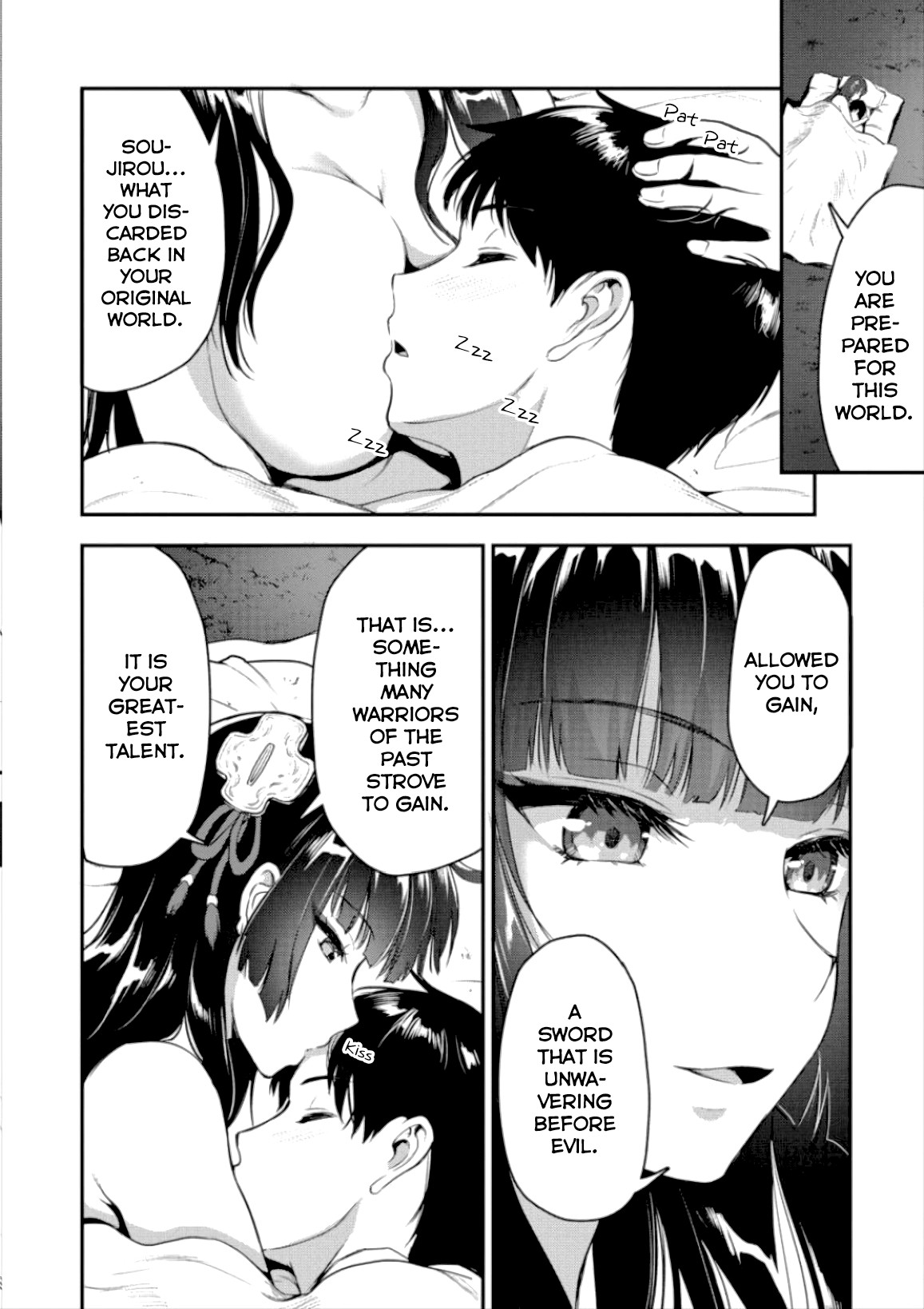 The Cursed Sword Master’s Harem Life: By the Sword, For the Sword, Cursed Sword Master Chapter 4 page 21 - Chapter 4: The Three’s Night.