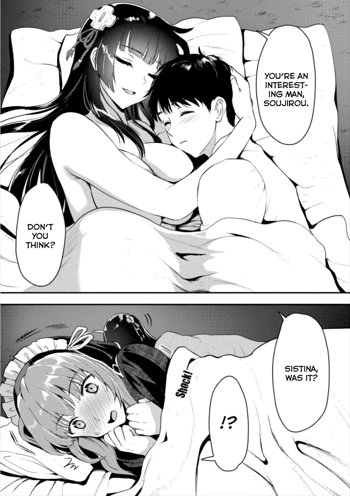 The Cursed Sword Master’s Harem Life: By the Sword, For the Sword, Cursed Sword Master Chapter 4 page 22 - Chapter 4: The Three’s Night.