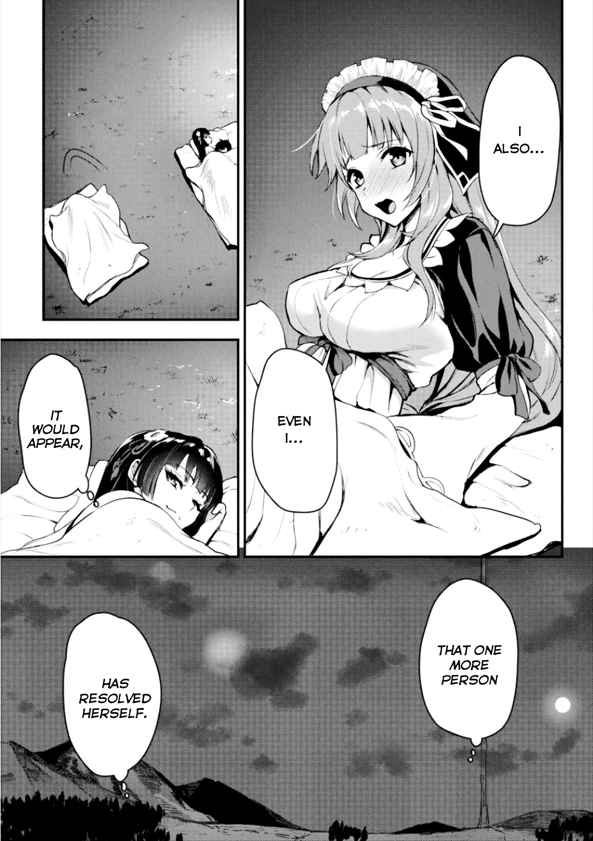 The Cursed Sword Master’s Harem Life: By the Sword, For the Sword, Cursed Sword Master Chapter 4 page 24 - Chapter 4: The Three’s Night.