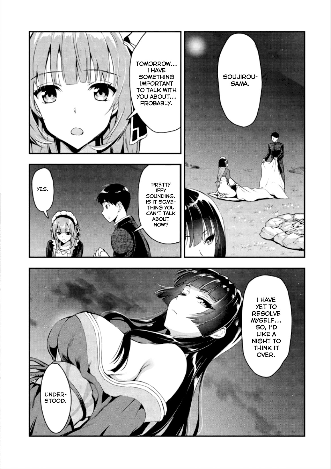 The Cursed Sword Master’s Harem Life: By the Sword, For the Sword, Cursed Sword Master Chapter 4 page 5 - Chapter 4: The Three’s Night.