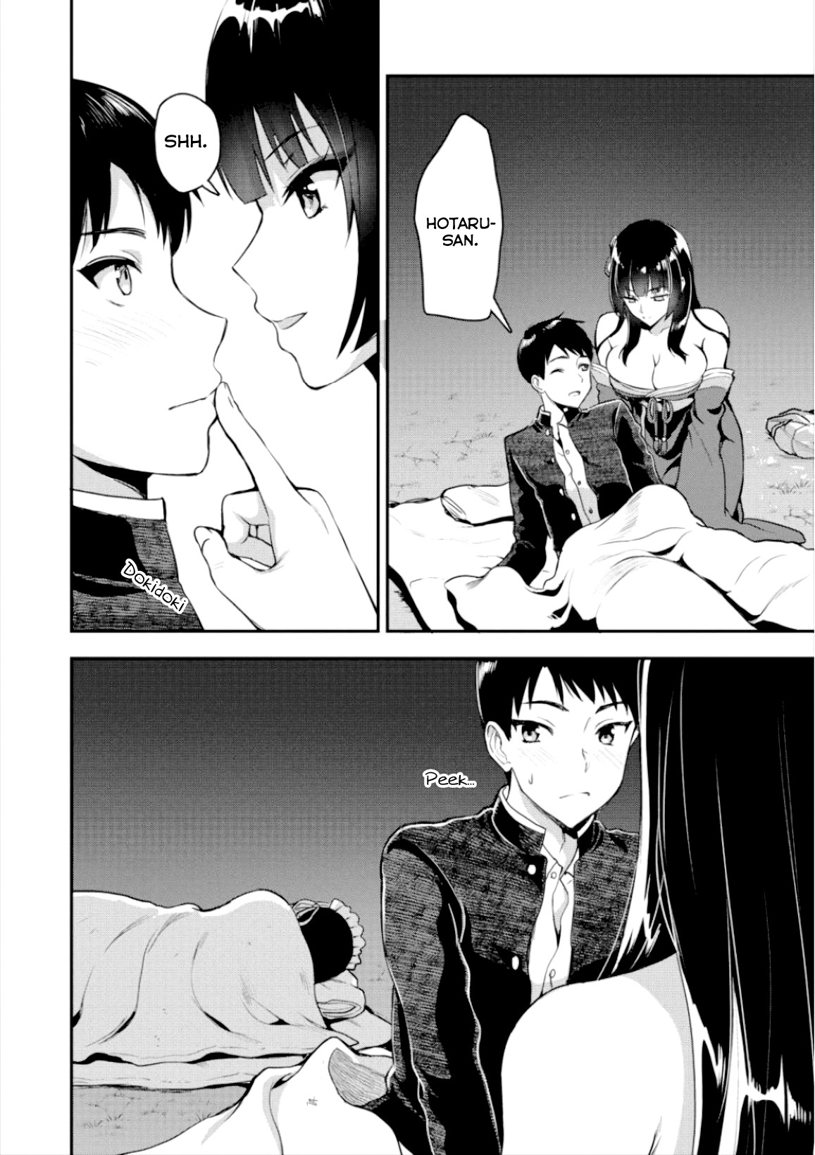 The Cursed Sword Master’s Harem Life: By the Sword, For the Sword, Cursed Sword Master Chapter 4 page 7 - Chapter 4: The Three’s Night.
