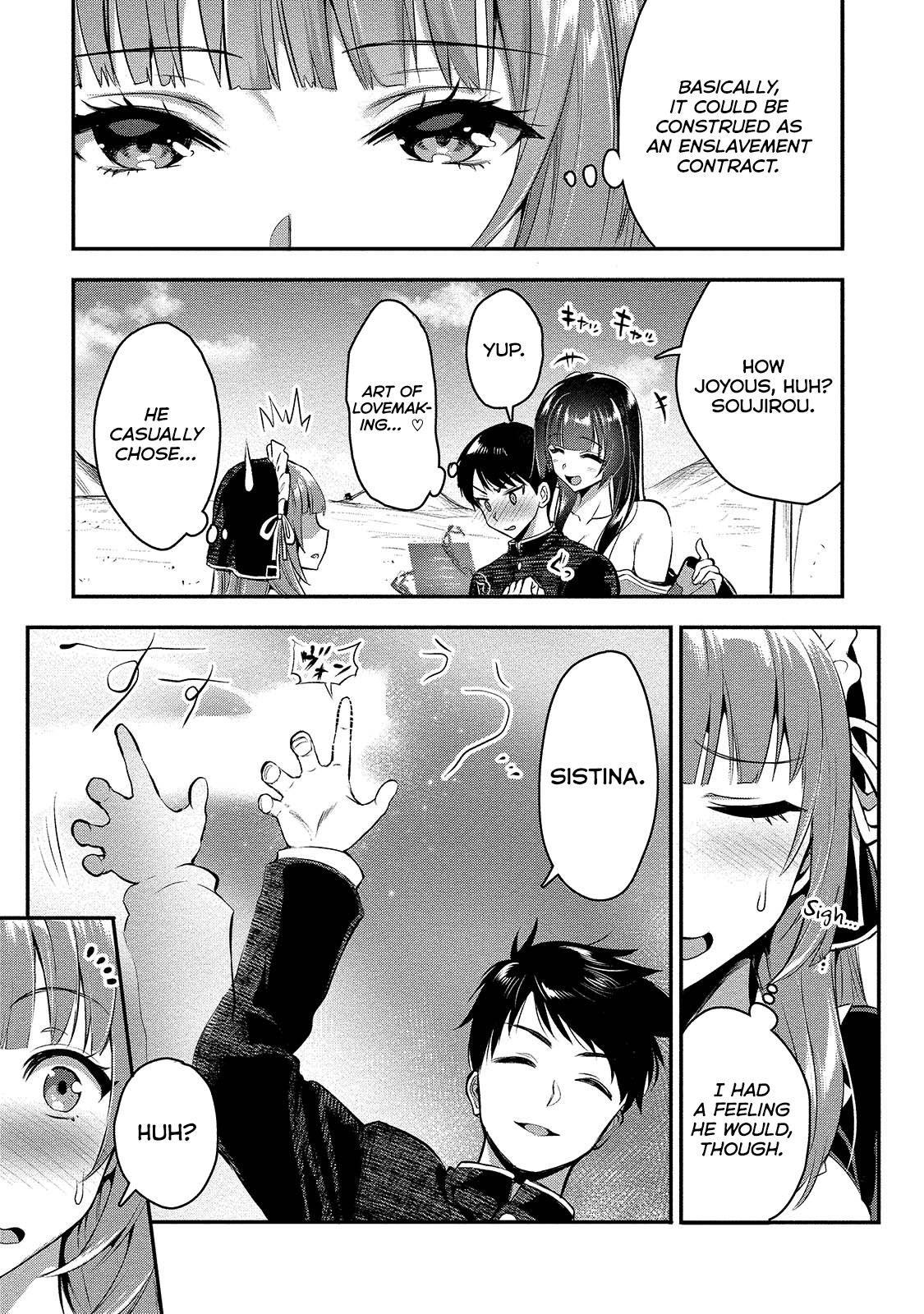 The Cursed Sword Master’s Harem Life: By the Sword, For the Sword, Cursed Sword Master Chapter 5 page 10 - Chapter 5: Contract of Fate