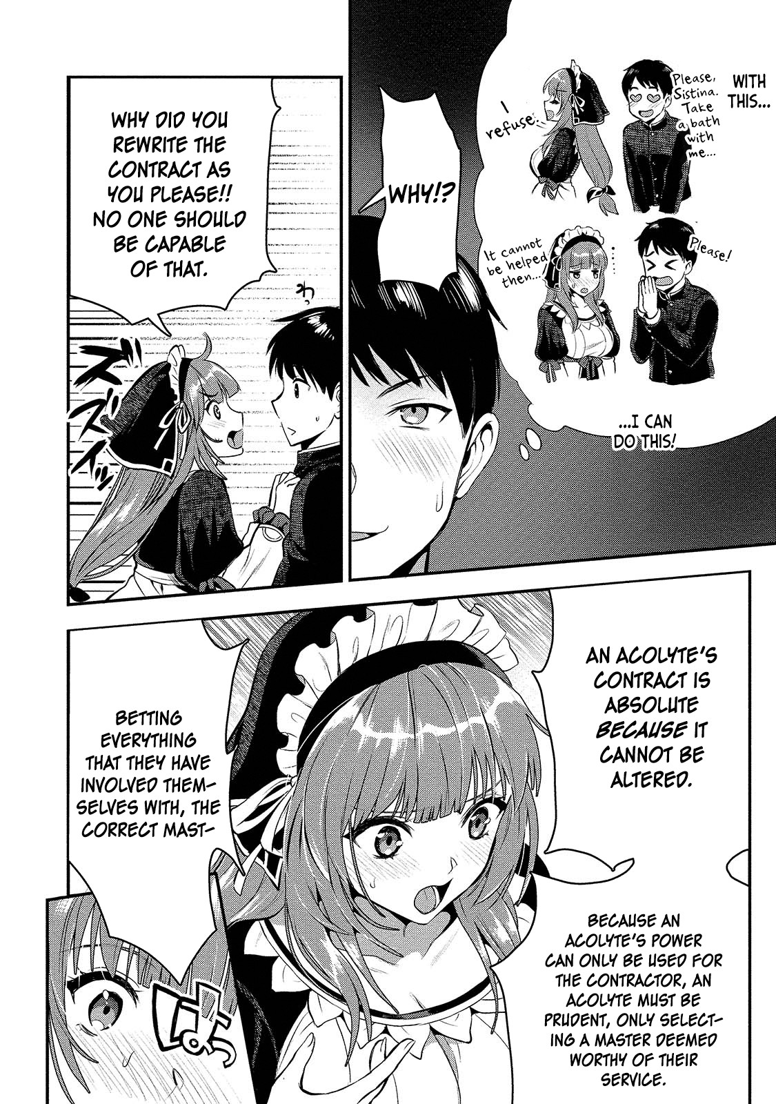 The Cursed Sword Master’s Harem Life: By the Sword, For the Sword, Cursed Sword Master Chapter 5 page 14 - Chapter 5: Contract of Fate