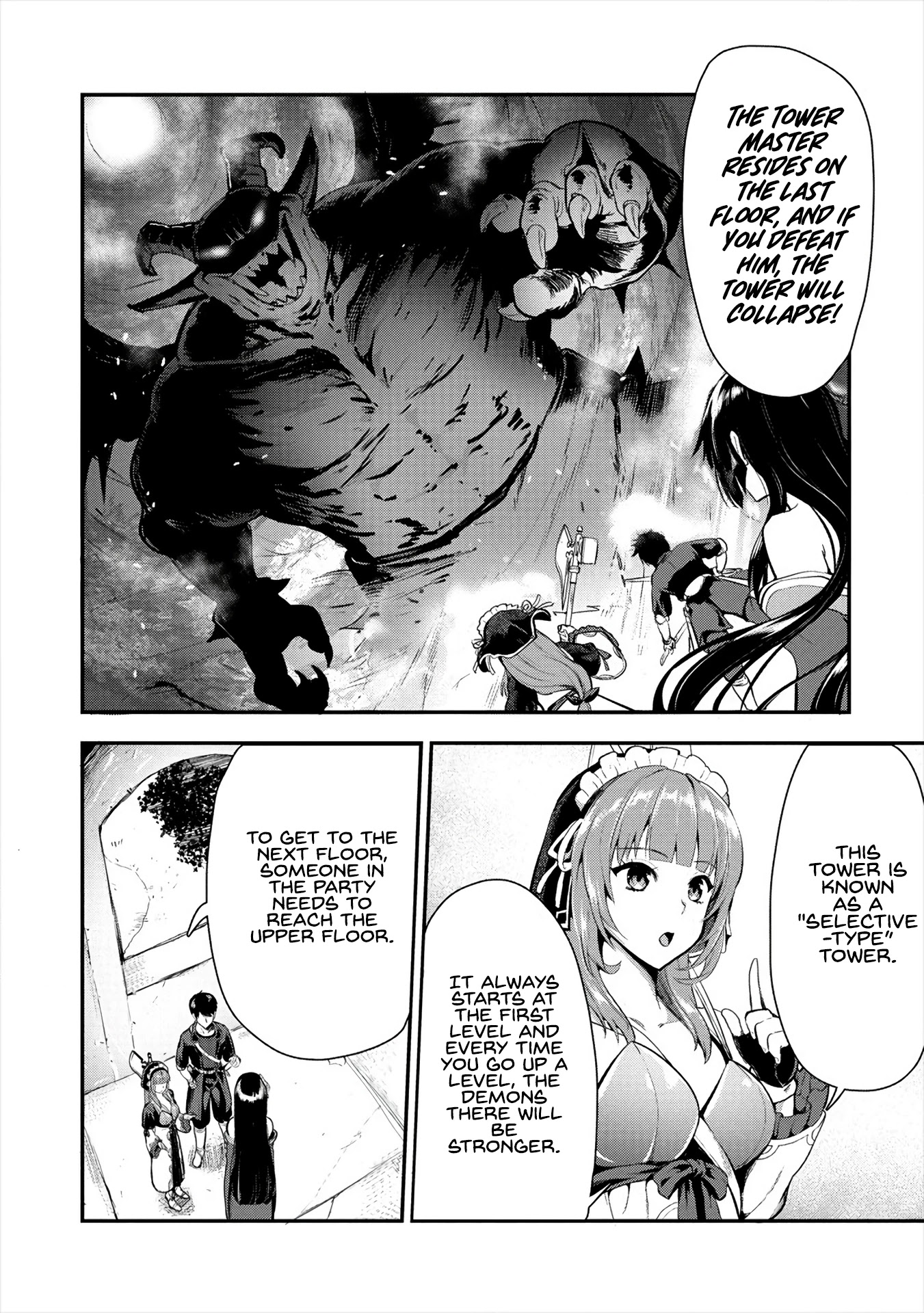 The Cursed Sword Master’s Harem Life: By the Sword, For the Sword, Cursed Sword Master Chapter 9 page 11 - Chapter 9: The Tower and The Monsters