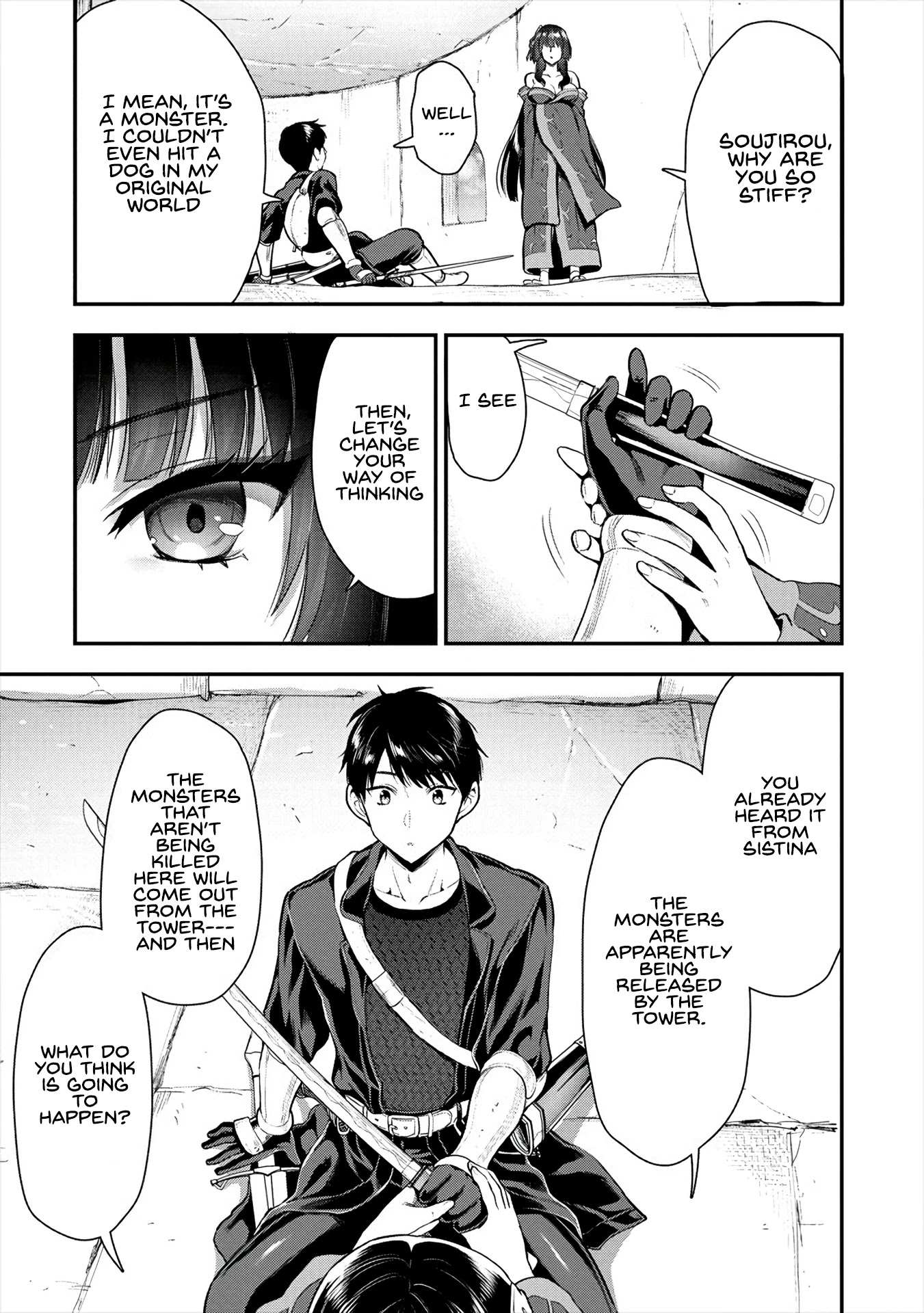 The Cursed Sword Master’s Harem Life: By the Sword, For the Sword, Cursed Sword Master Chapter 9 page 18 - Chapter 9: The Tower and The Monsters