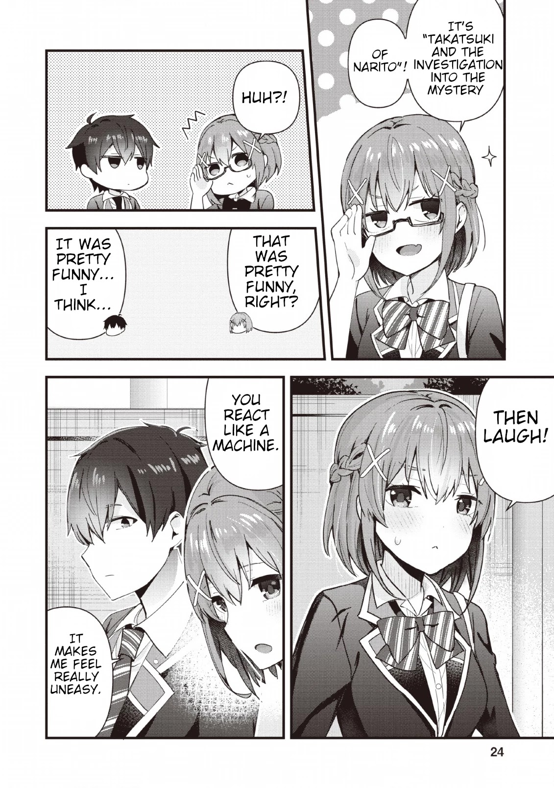 The Cute Girl Sitting Next to Me Is Trying to Make Me Fall in Love With Her as a Way to Ridicule Me, but the Tables Were Turned on Her Before She Knew It Chapter 1 page 22 - Chapter 1