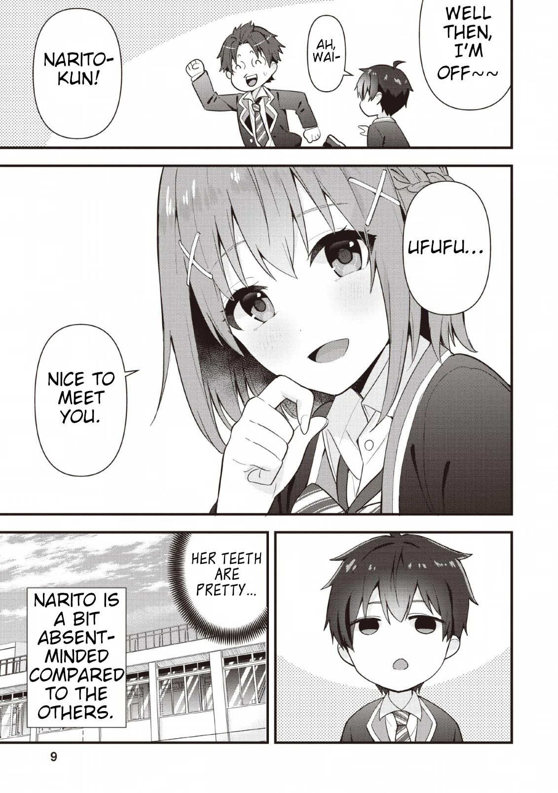 The Cute Girl Sitting Next to Me Is Trying to Make Me Fall in Love With Her as a Way to Ridicule Me, but the Tables Were Turned on Her Before She Knew It Chapter 1 page 7 - Chapter 1