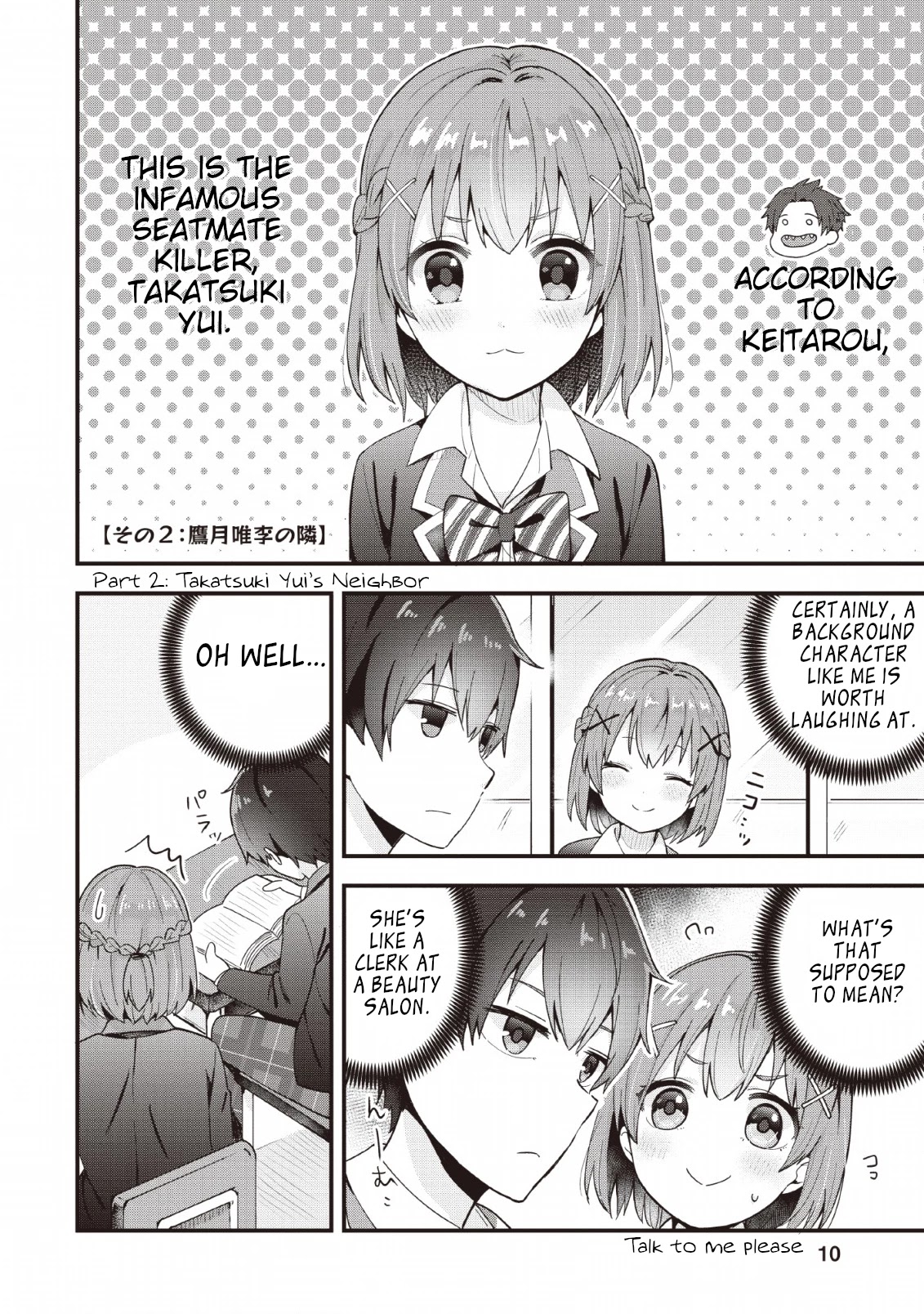 The Cute Girl Sitting Next to Me Is Trying to Make Me Fall in Love With Her as a Way to Ridicule Me, but the Tables Were Turned on Her Before She Knew It Chapter 1 page 8 - Chapter 1
