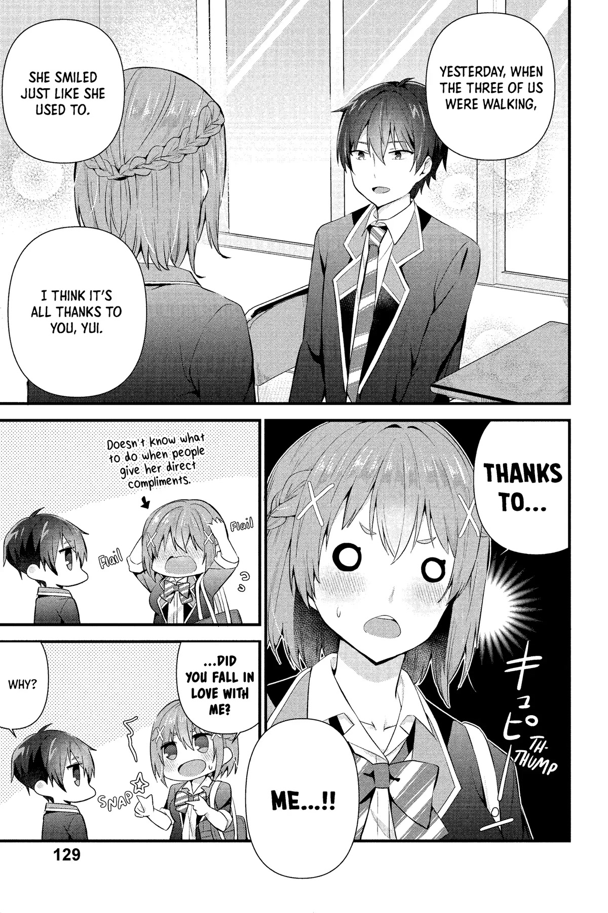 The Cute Girl Sitting Next to Me Is Trying to Make Me Fall in Love With Her as a Way to Ridicule Me, but the Tables Were Turned on Her Before She Knew It Chapter 10 page 5 - Chapter 10