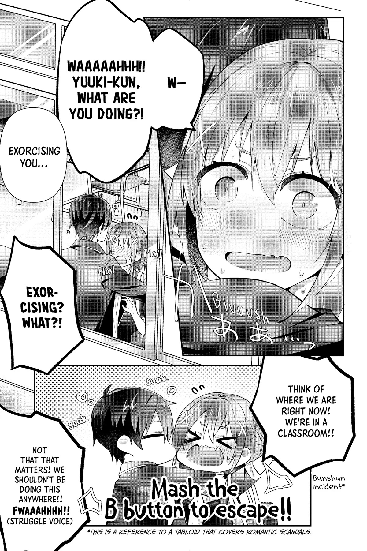 The Cute Girl Sitting Next to Me Is Trying to Make Me Fall in Love With Her as a Way to Ridicule Me, but the Tables Were Turned on Her Before She Knew It Chapter 10 page 9 - Chapter 10