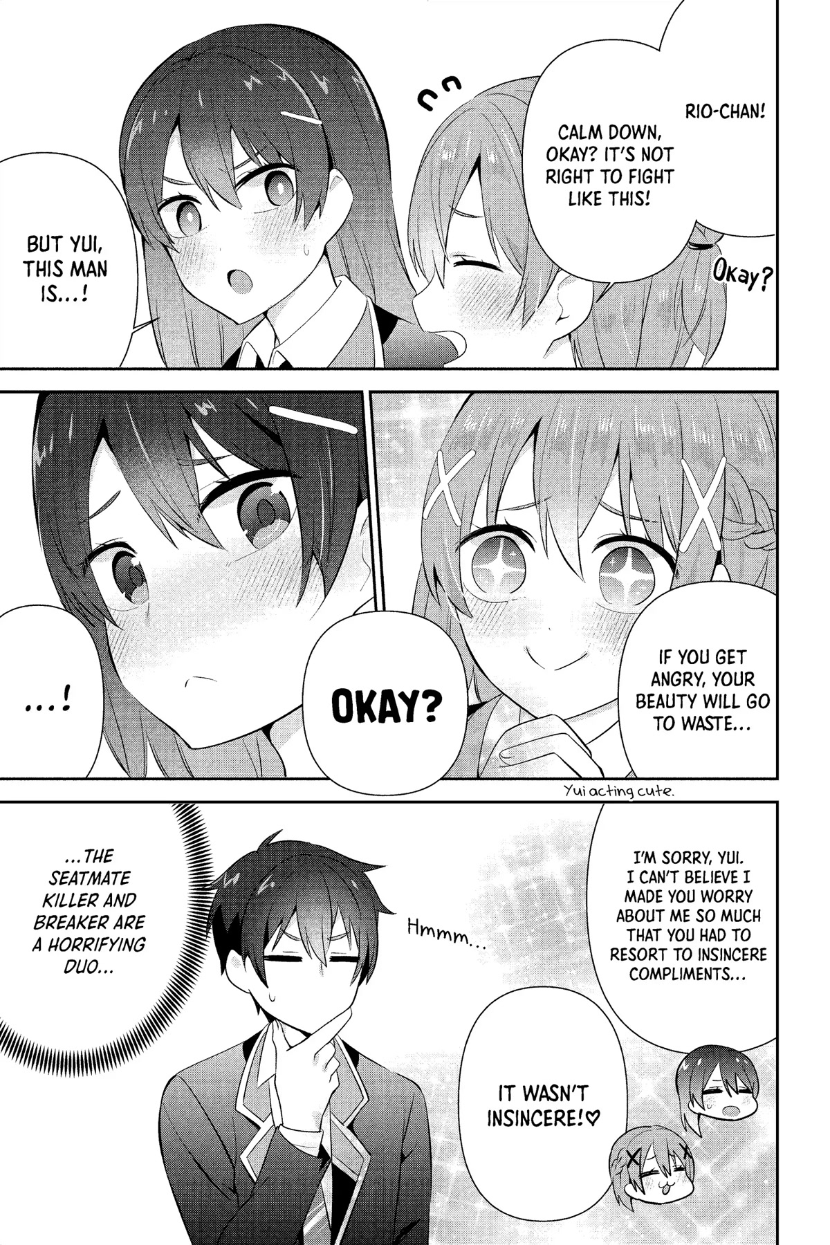 The Cute Girl Sitting Next to Me Is Trying to Make Me Fall in Love With Her as a Way to Ridicule Me, but the Tables Were Turned on Her Before She Knew It Chapter 11 page 21 - Chapter 11