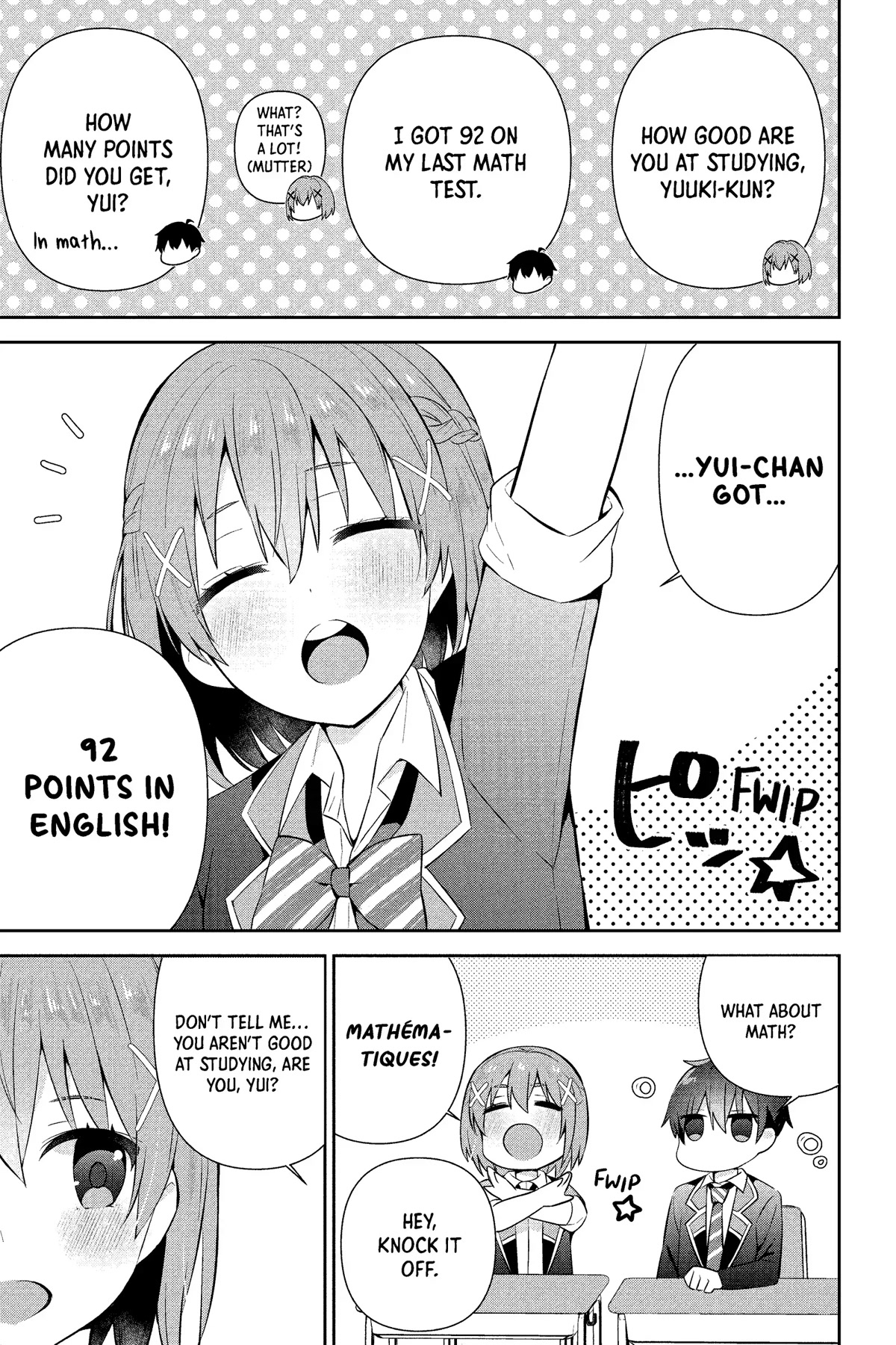 The Cute Girl Sitting Next to Me Is Trying to Make Me Fall in Love With Her as a Way to Ridicule Me, but the Tables Were Turned on Her Before She Knew It Chapter 11 page 9 - Chapter 11