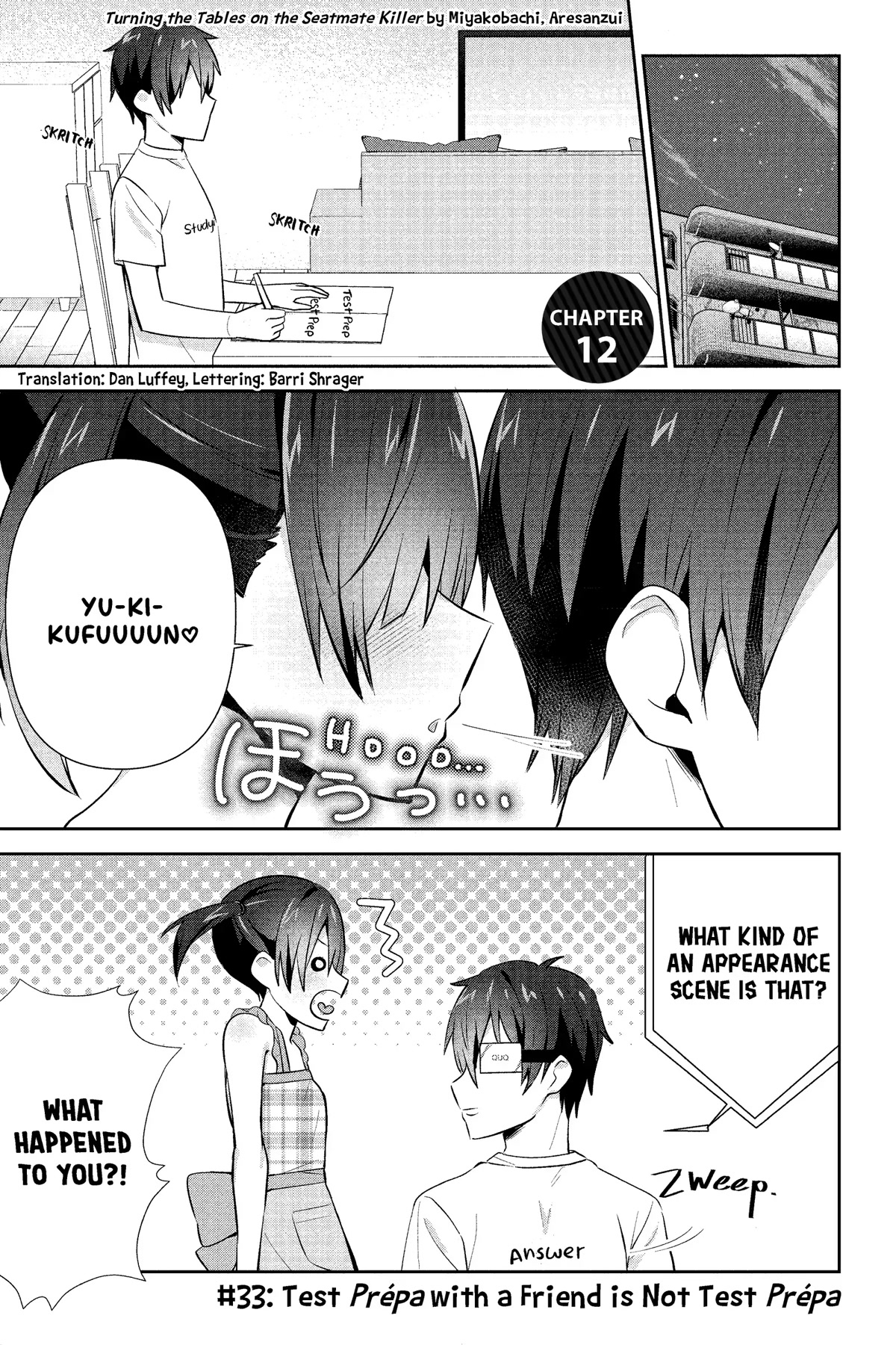 The Cute Girl Sitting Next to Me Is Trying to Make Me Fall in Love With Her as a Way to Ridicule Me, but the Tables Were Turned on Her Before She Knew It Chapter 12 page 1 - Chapter 12
