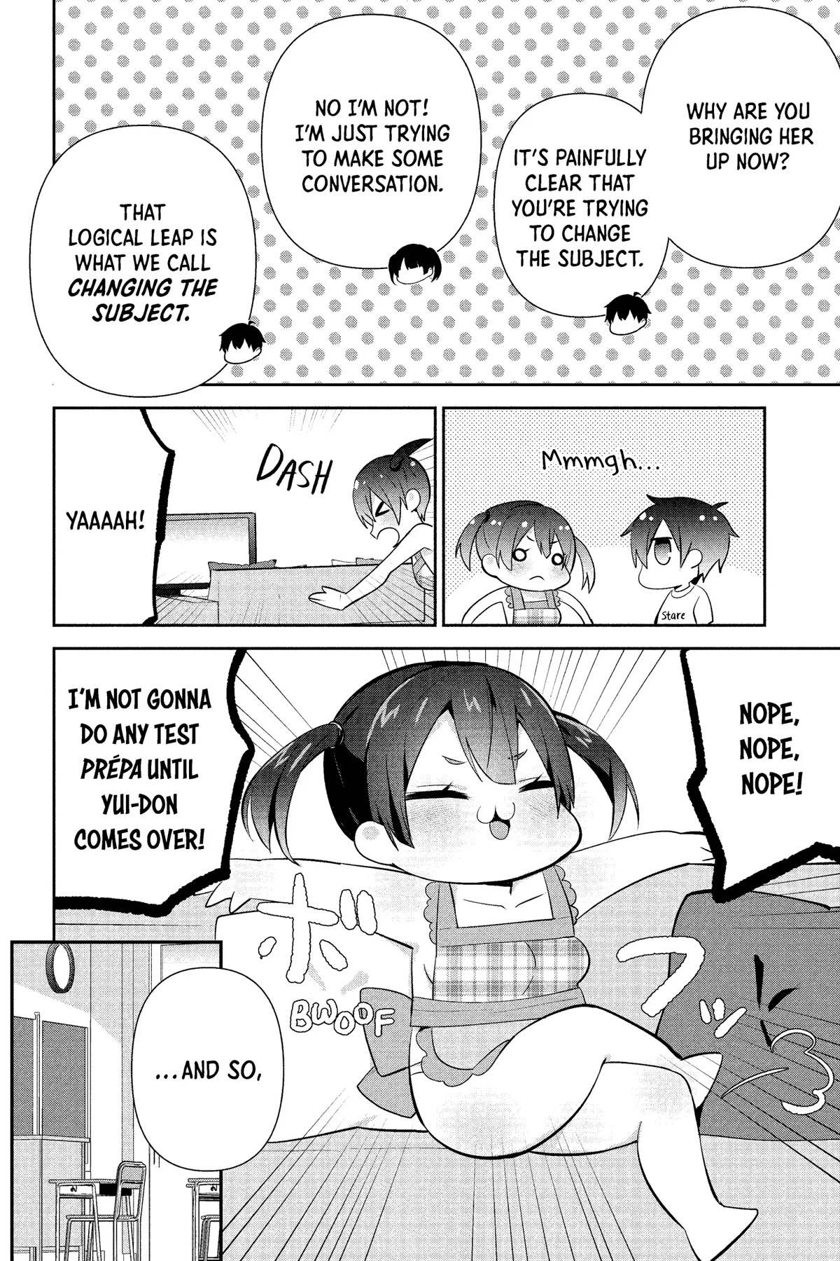 The Cute Girl Sitting Next to Me Is Trying to Make Me Fall in Love With Her as a Way to Ridicule Me, but the Tables Were Turned on Her Before She Knew It Chapter 12 page 4 - Chapter 12