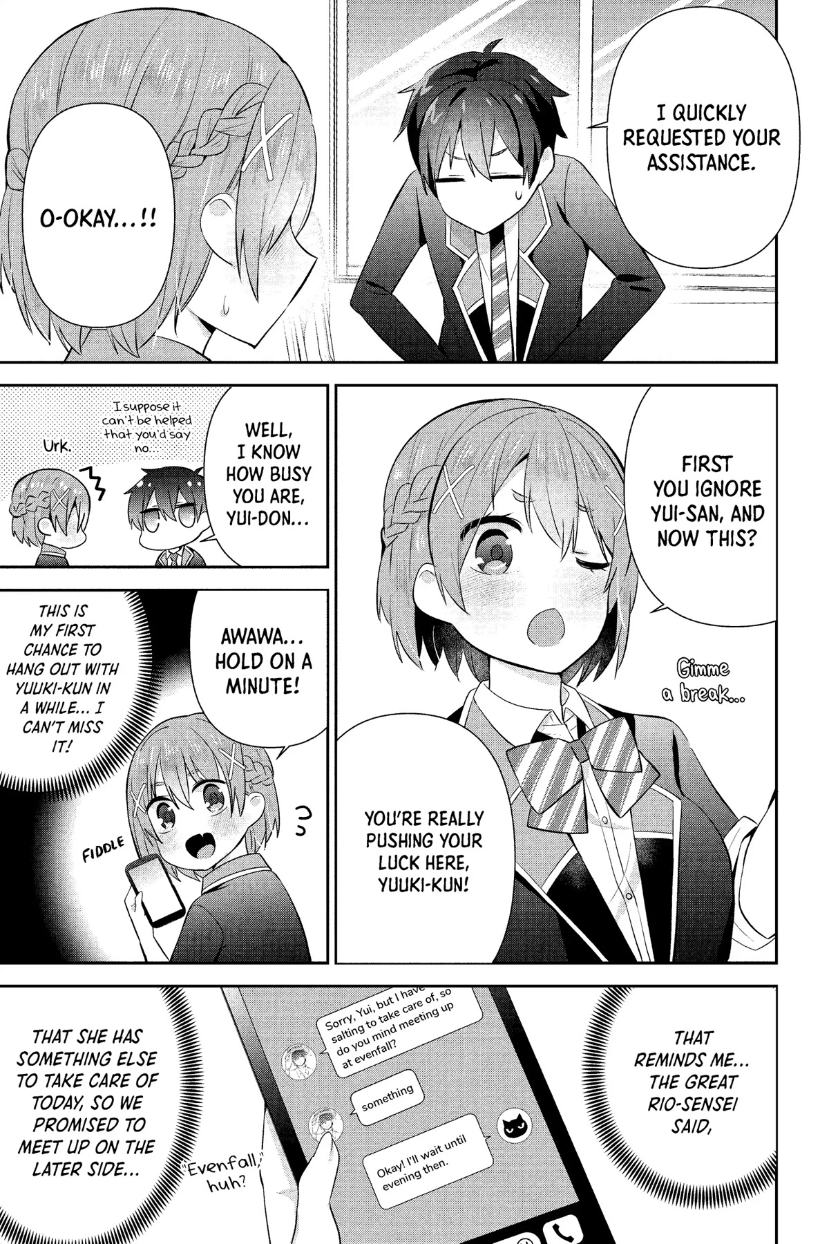The Cute Girl Sitting Next to Me Is Trying to Make Me Fall in Love With Her as a Way to Ridicule Me, but the Tables Were Turned on Her Before She Knew It Chapter 12 page 5 - Chapter 12