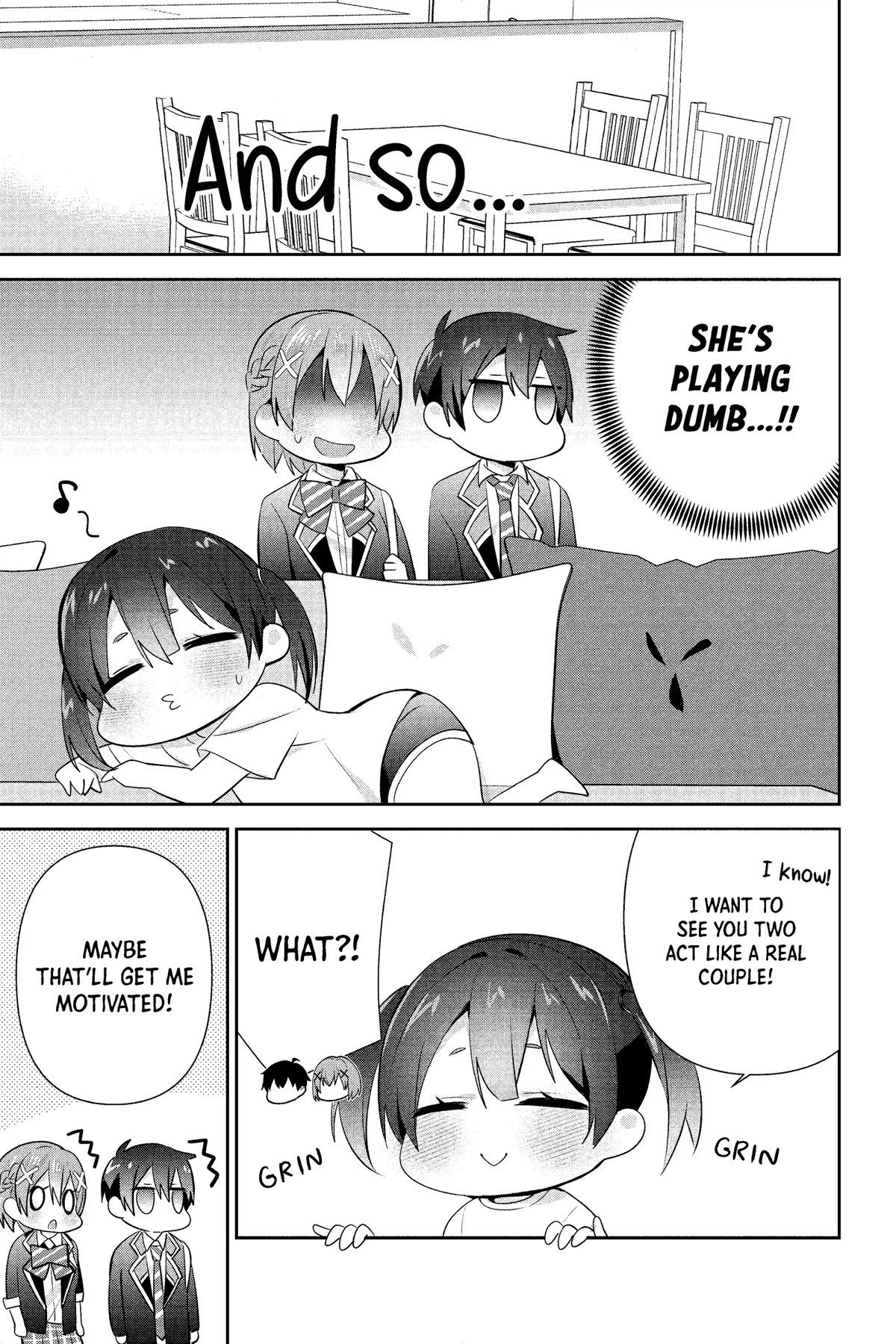 The Cute Girl Sitting Next to Me Is Trying to Make Me Fall in Love With Her as a Way to Ridicule Me, but the Tables Were Turned on Her Before She Knew It Chapter 12 page 9 - Chapter 12